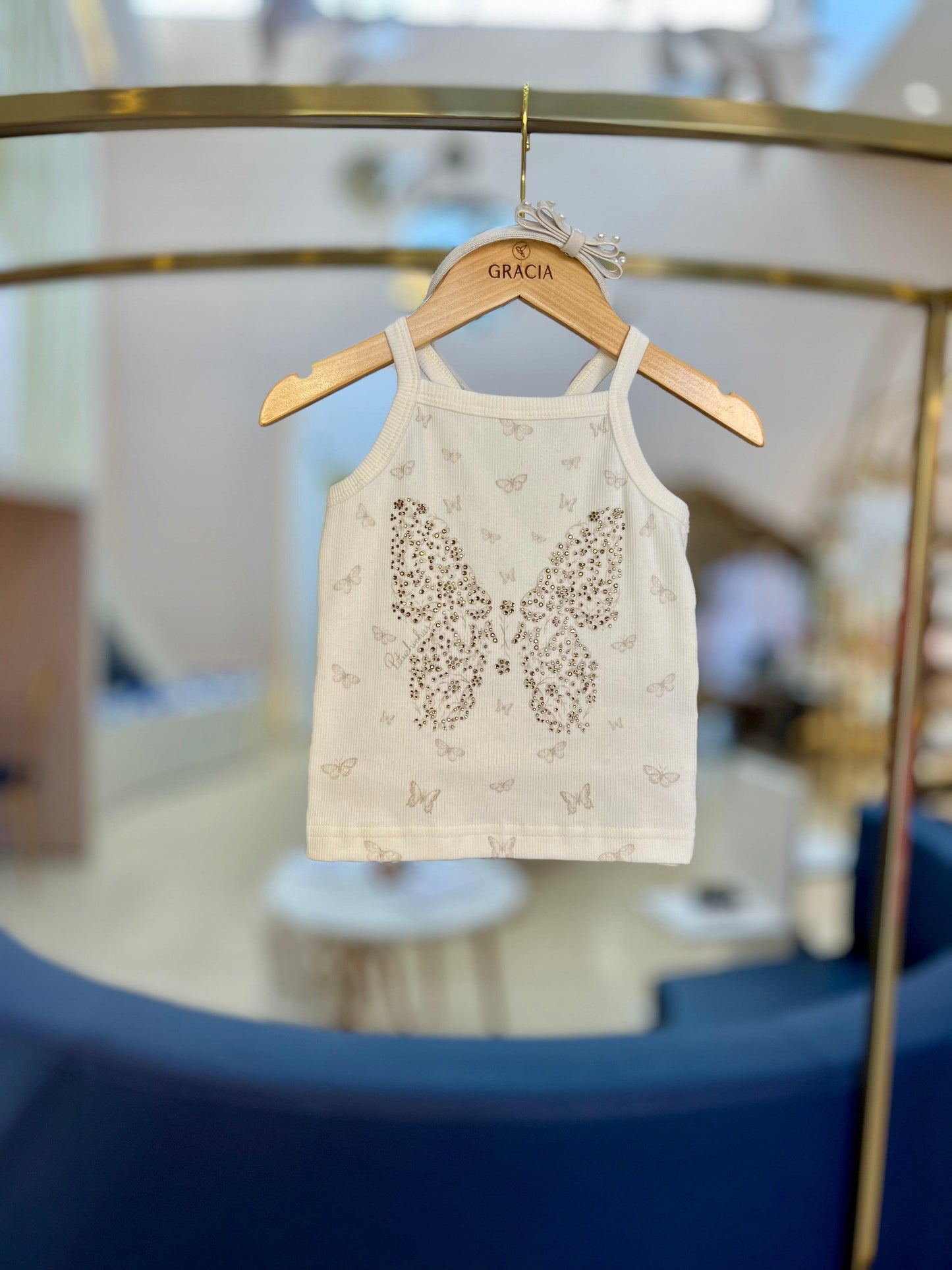 Blusa Borboleta Cristal Couture - Pituchinhus - Gracia