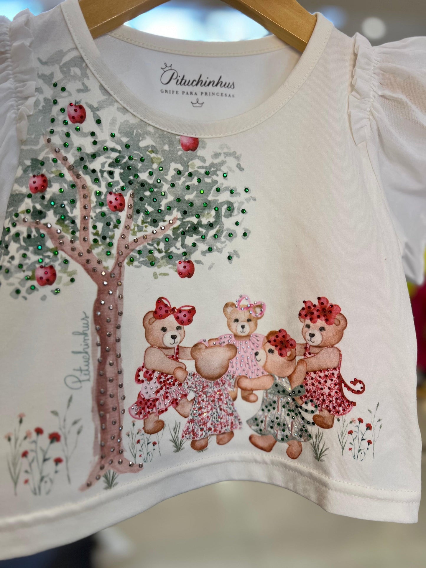 Blusa Ursinha Árvore Pituchinhus - Gracia