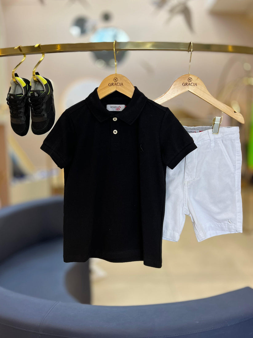 Bermuda Infantil Casual Branca - Reserva Mini