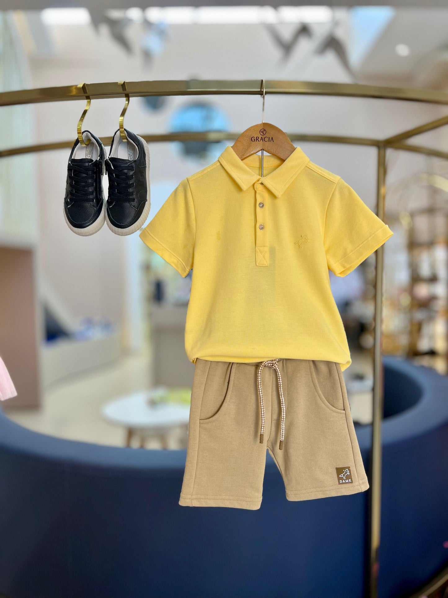 Bermuda Soft Comfort Carcela Bege Dame - Gracia
