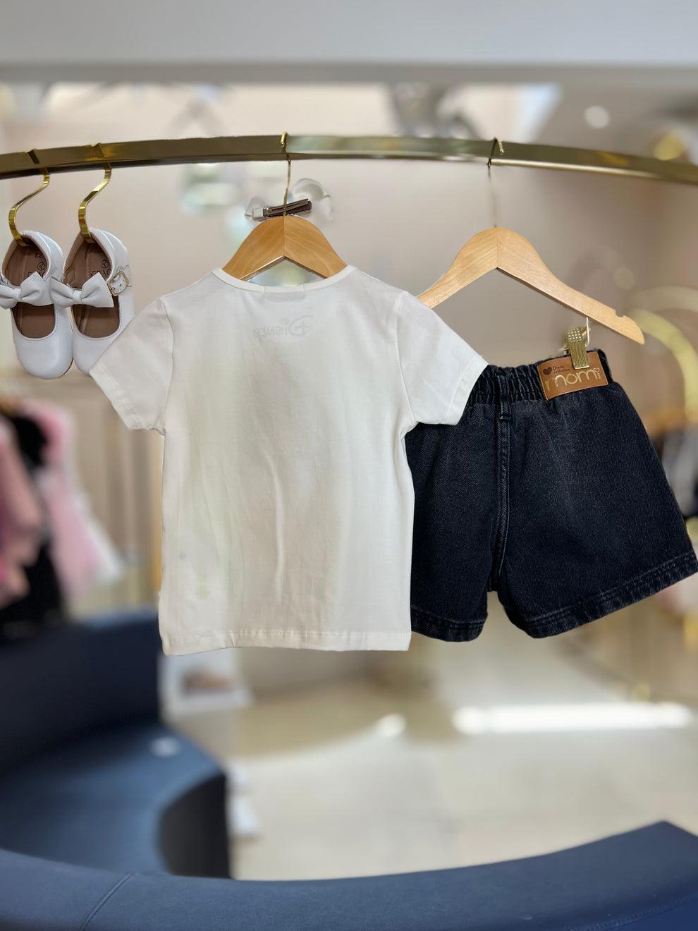 Shorts jeans clochard Momi - Gracia