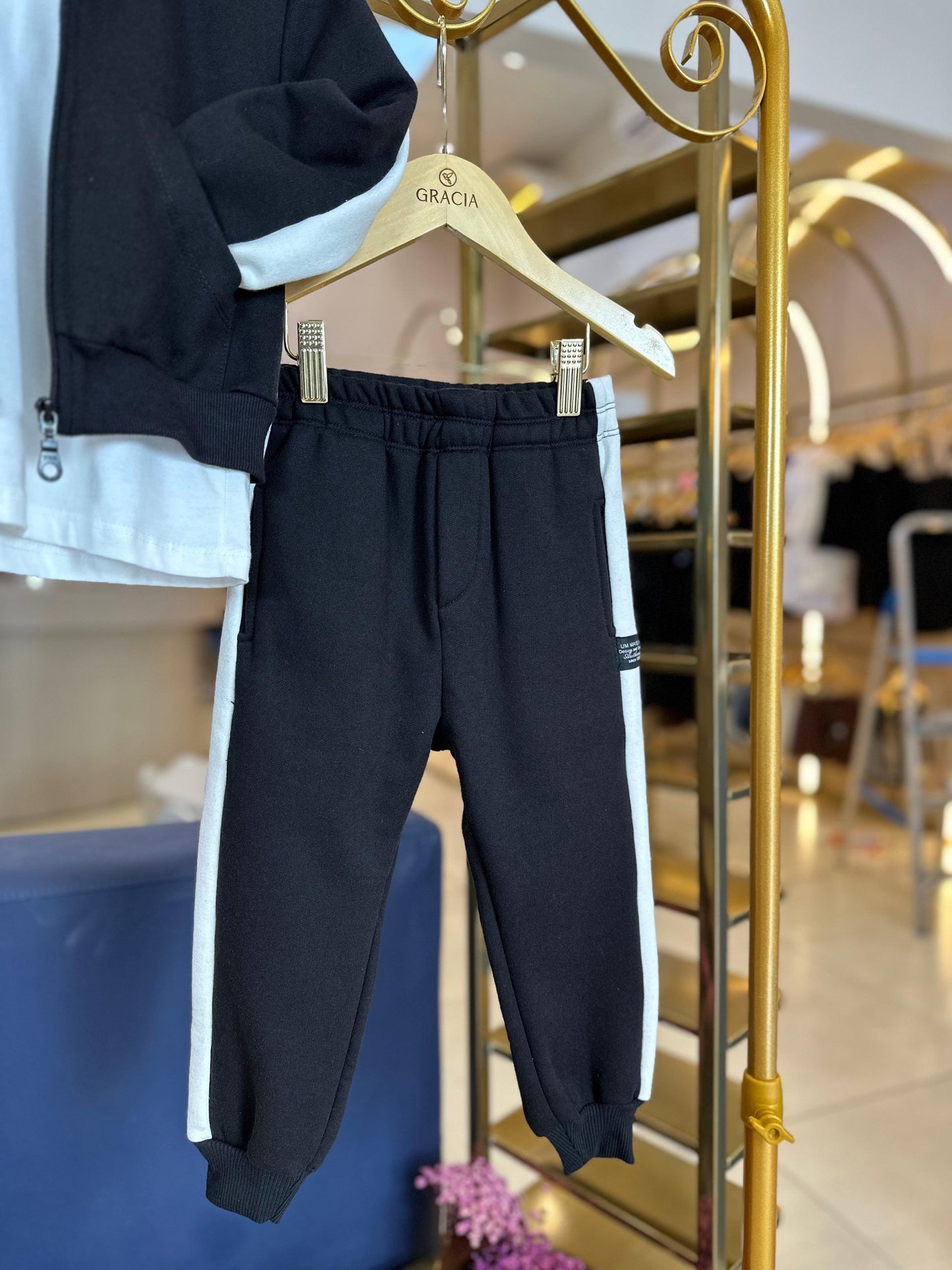 Calça Abrigo Moletom Felpado 1+1 - Gracia
