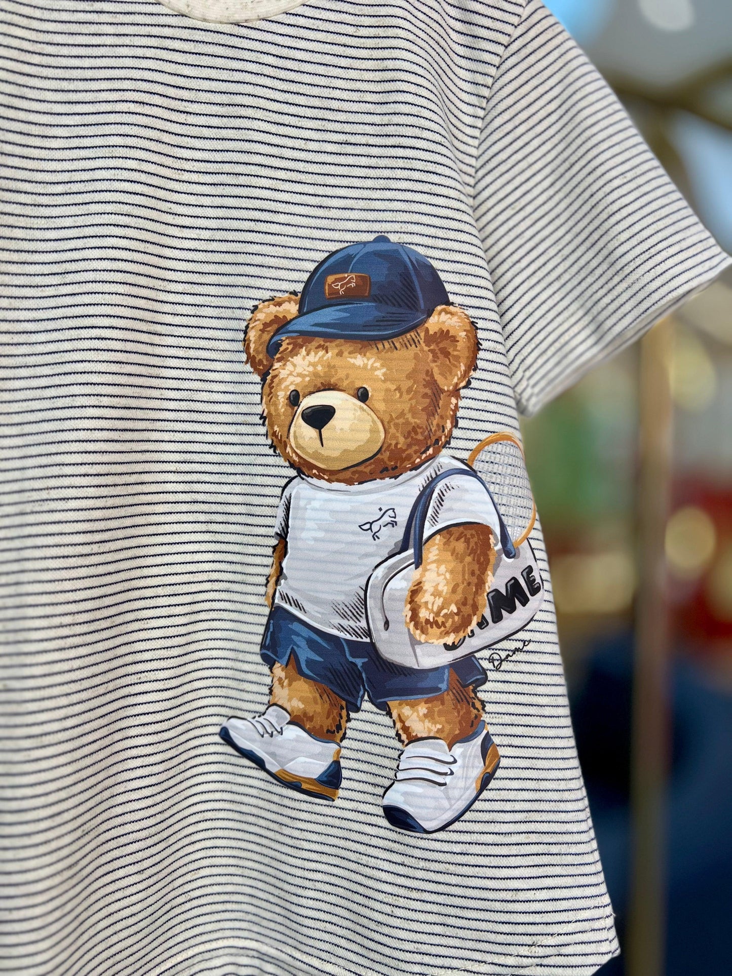 Camiseta Listrada Narni Marinho - Dame - Gracia