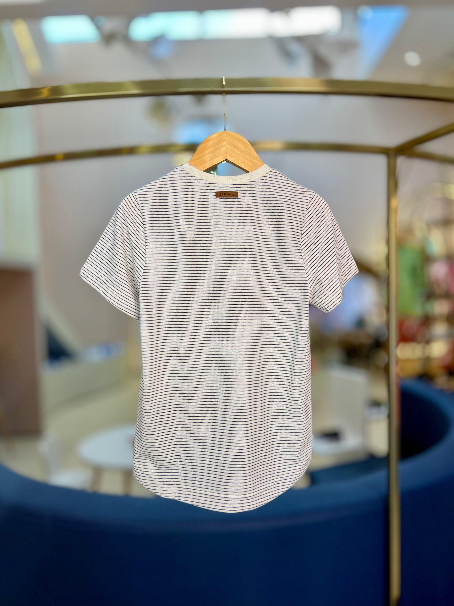 Camiseta Listrada Narni Marinho - Dame - Gracia