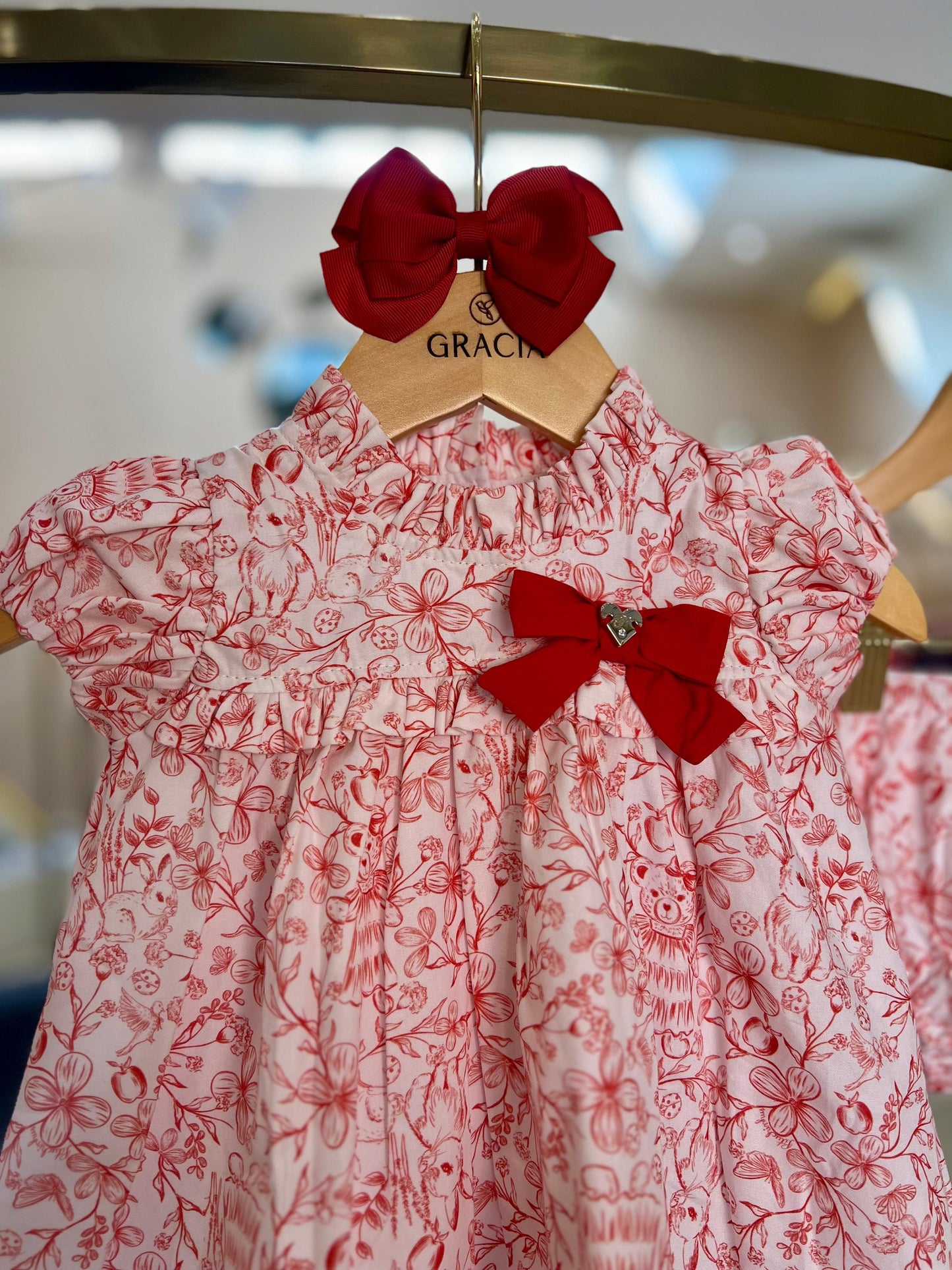 Vestido Babadinho Toil de Jour P Mini - Gracia
