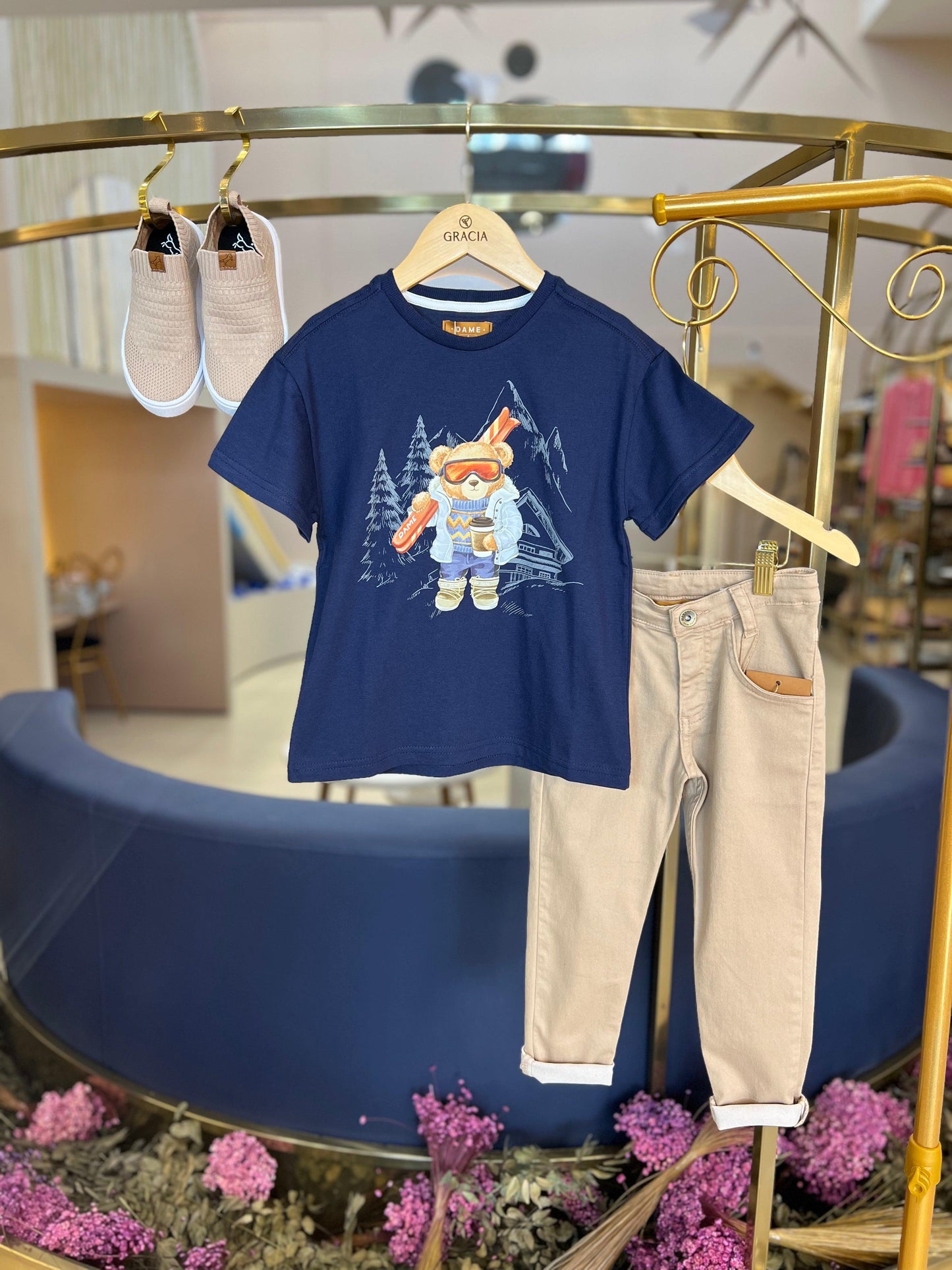 Camiseta Urso Ski Dame - Gracia