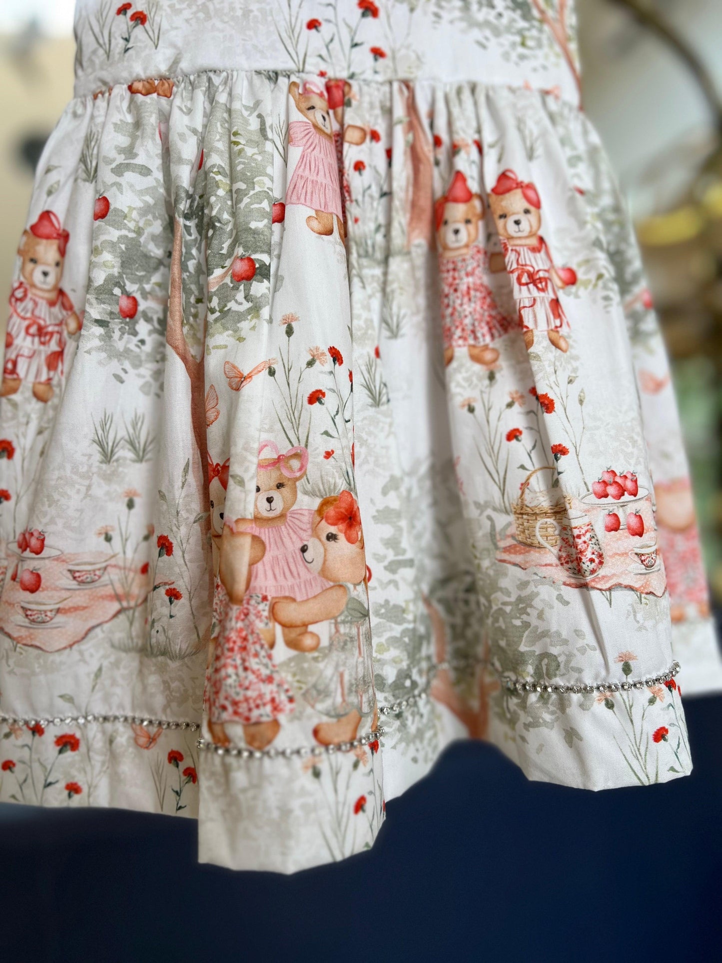 Vestido Estampado Árvore Laço Pituchinhus - Gracia