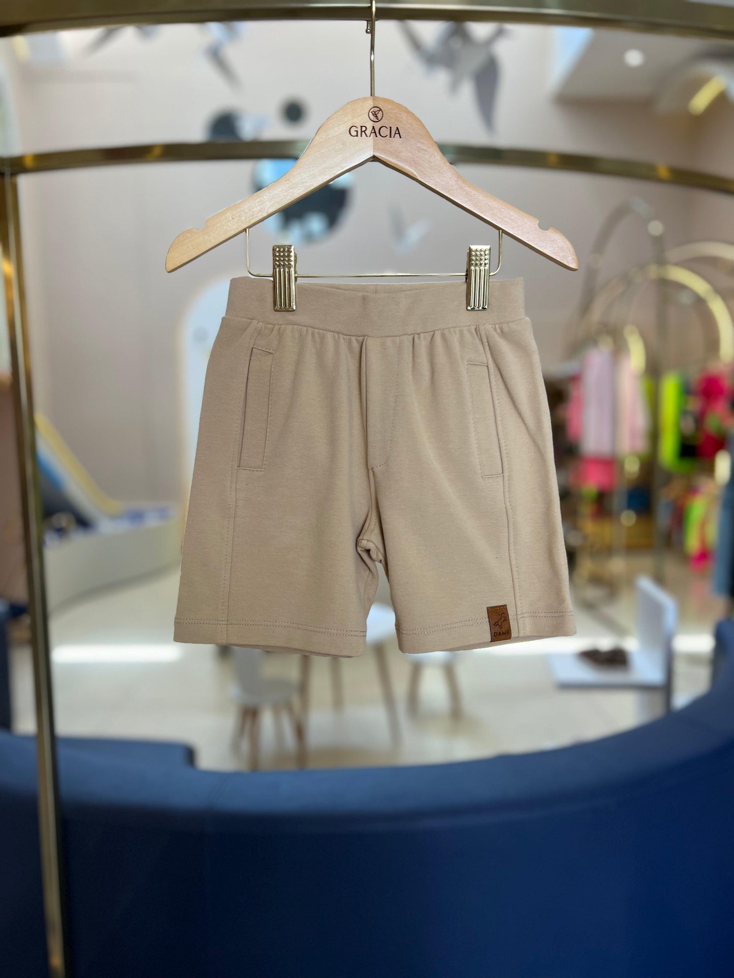 Bermuda Soft Comfort Carcela Bege Dame - Gracia