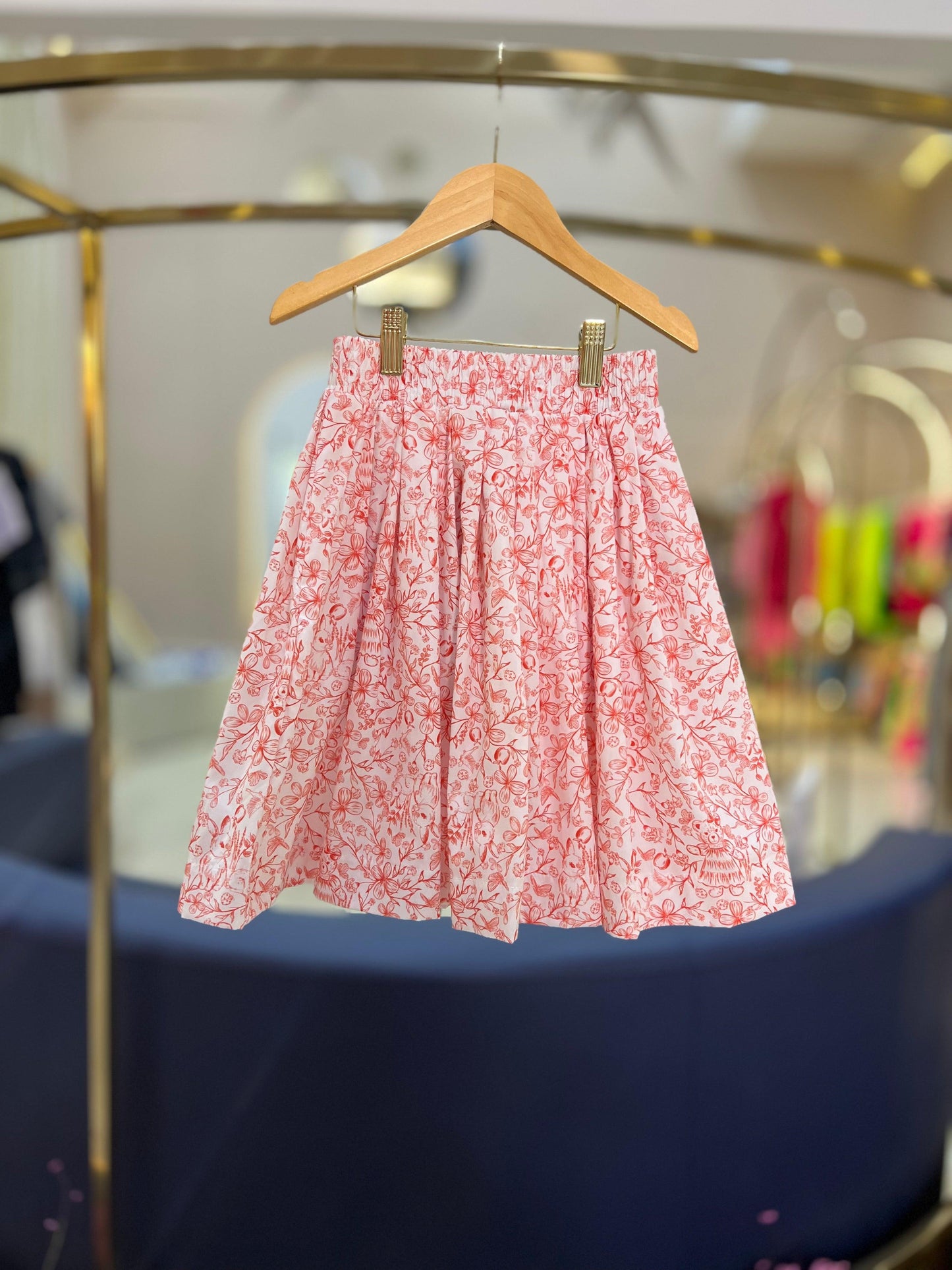 Saia-shorts Midi Toil de Jour Pituchinhus - Gracia