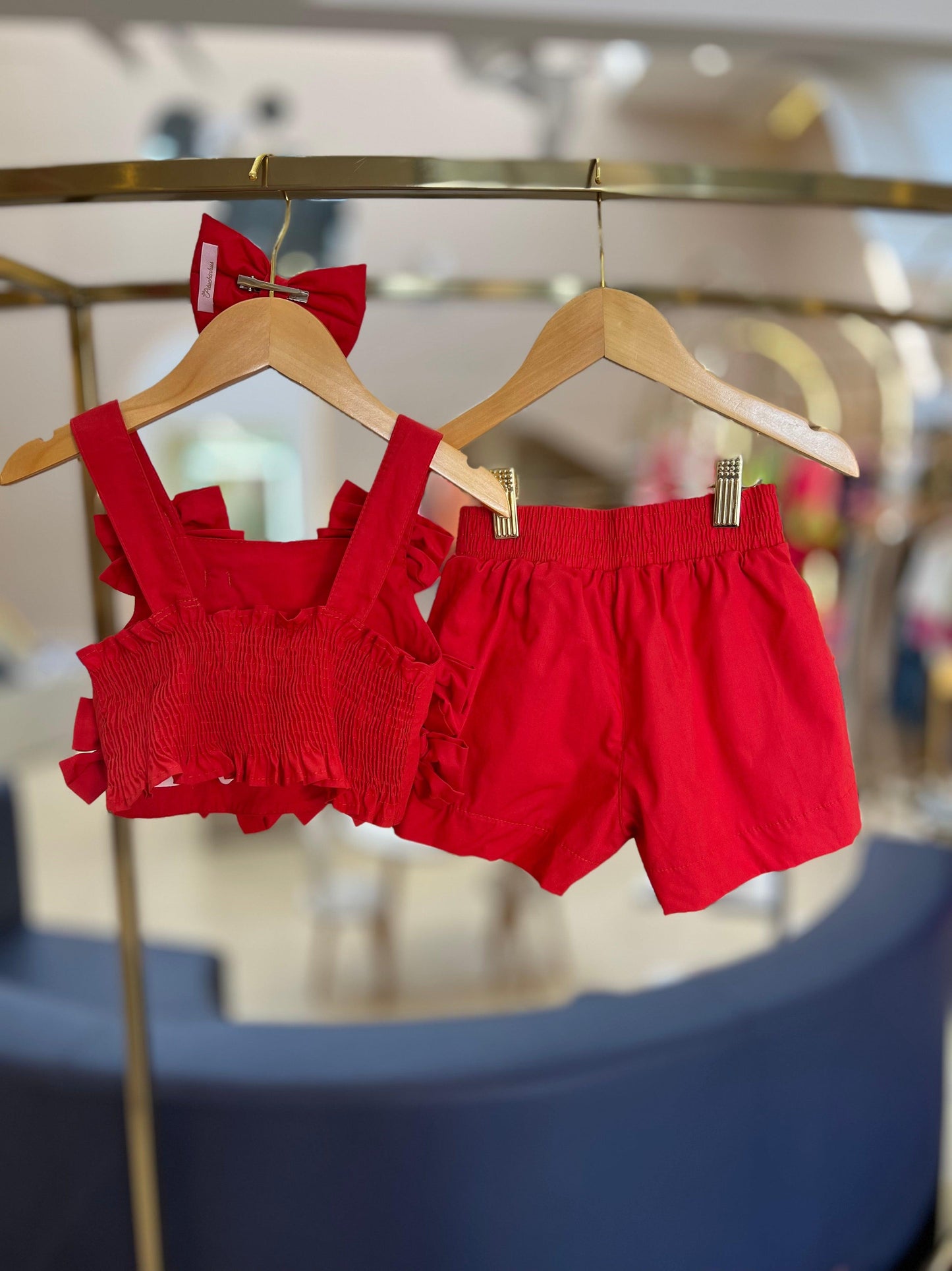 Shorts P Cristal Red Pituchinhus - Gracia