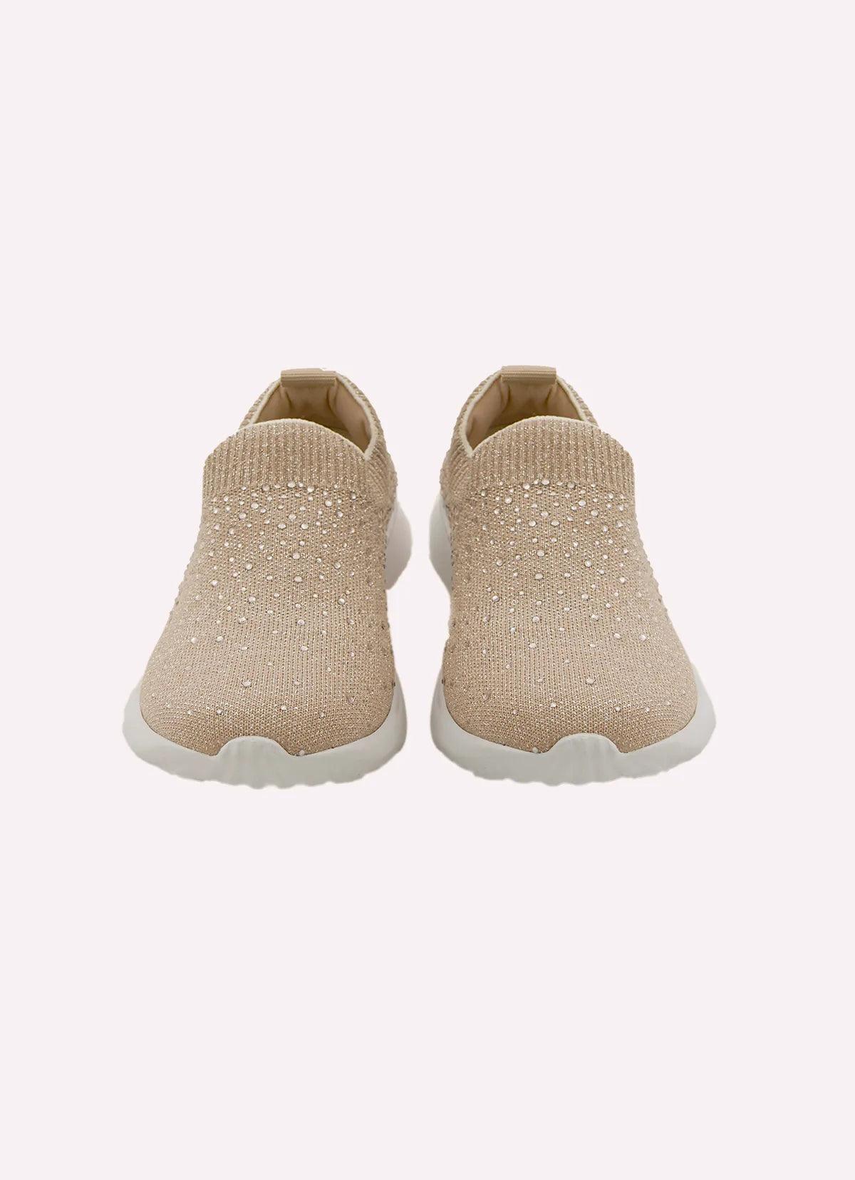 Tênis Knit Cristais Pituchinhus - Gracia
