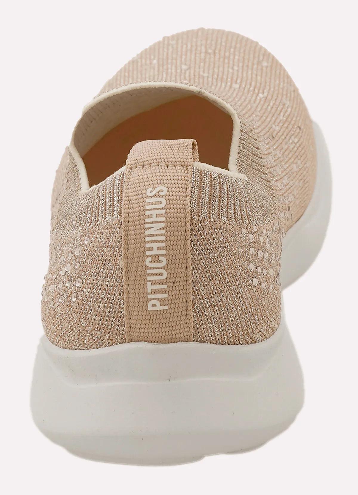 Tênis Knit Cristais Pituchinhus - Gracia