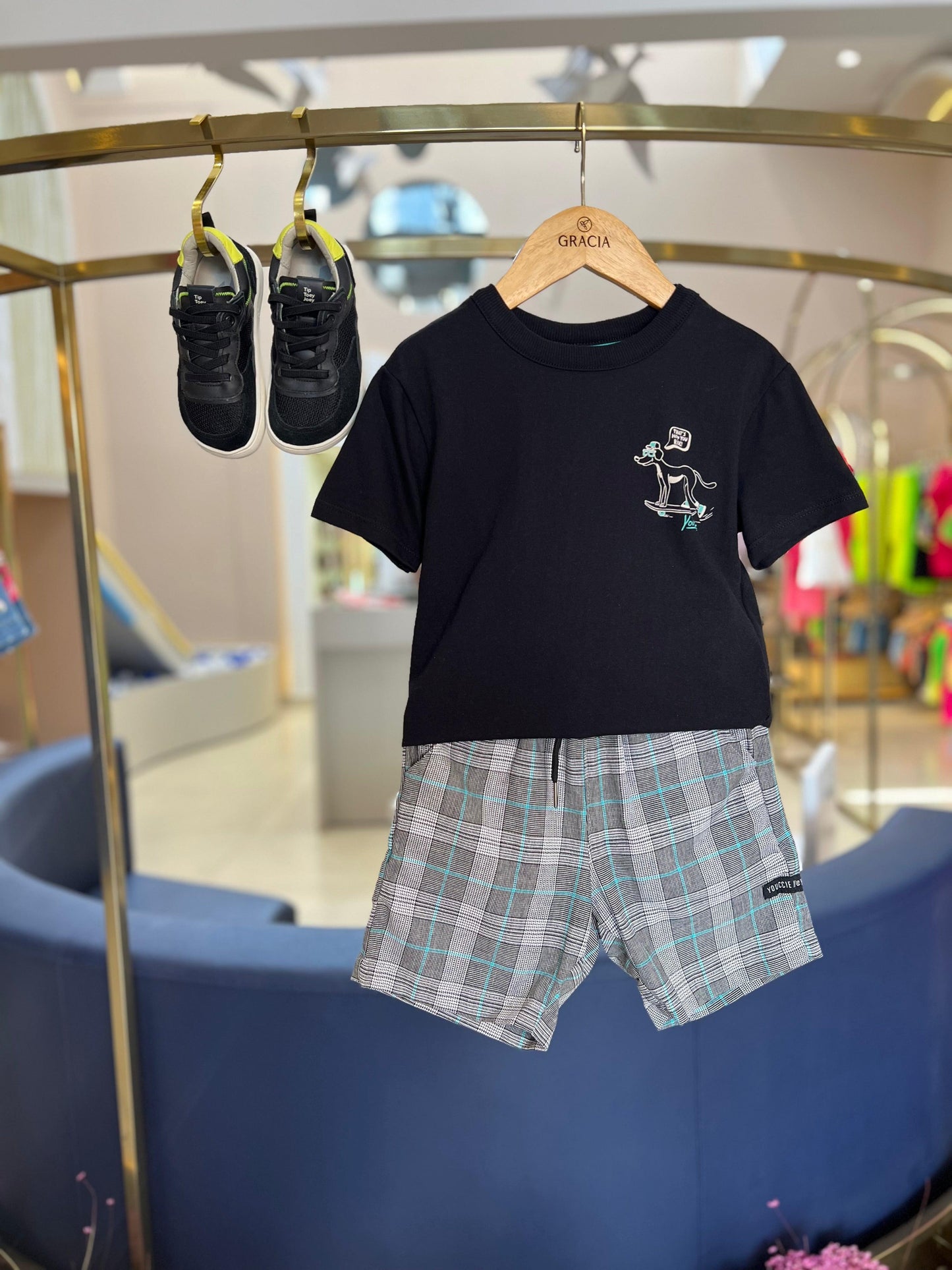 Conjunto Tshirt e Bermuda Freedom Youccie - Gracia