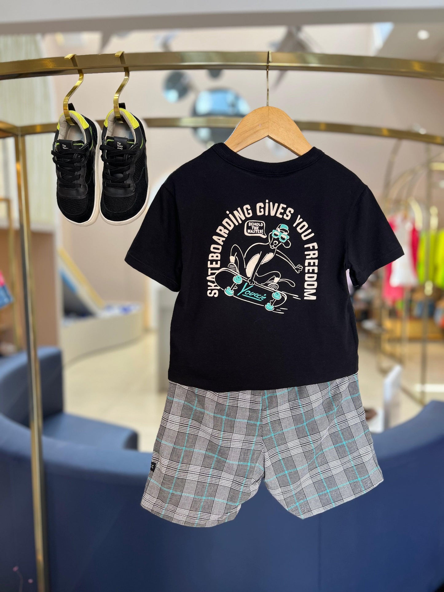 Conjunto Tshirt e Bermuda Freedom Youccie - Gracia