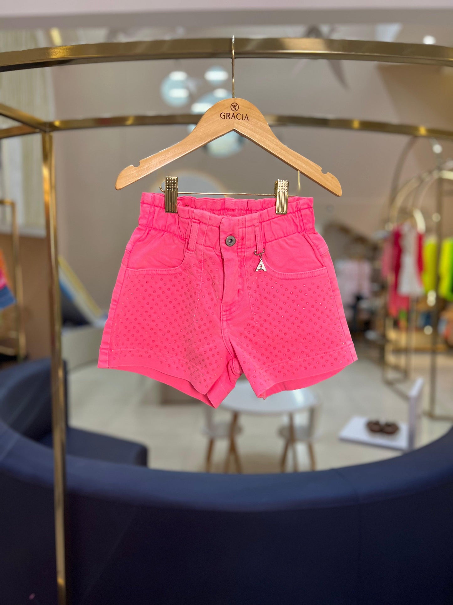 Shorts Pink Glam Animê - Gracia