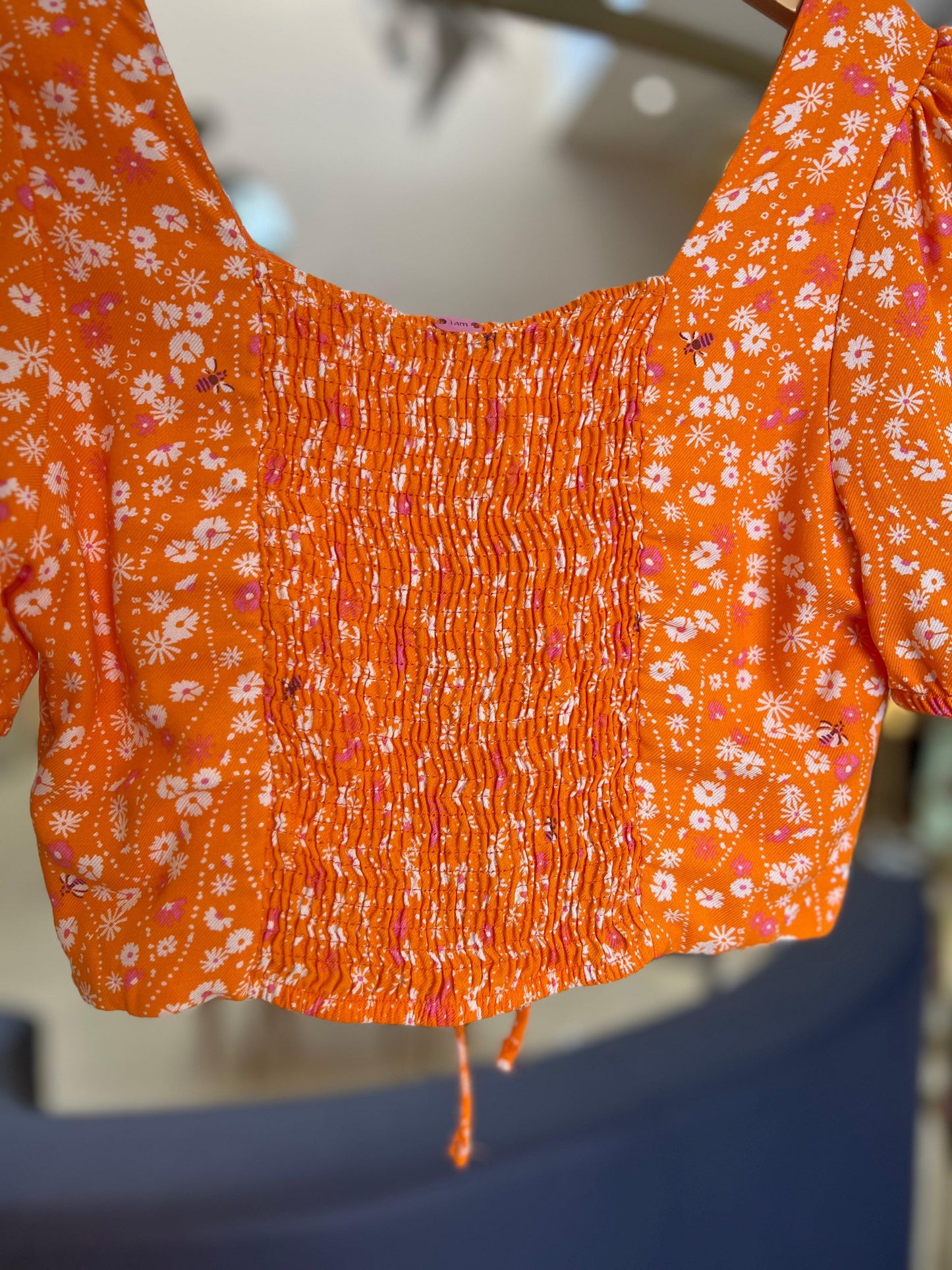 Blusa Estampada Laranja I Am - Gracia