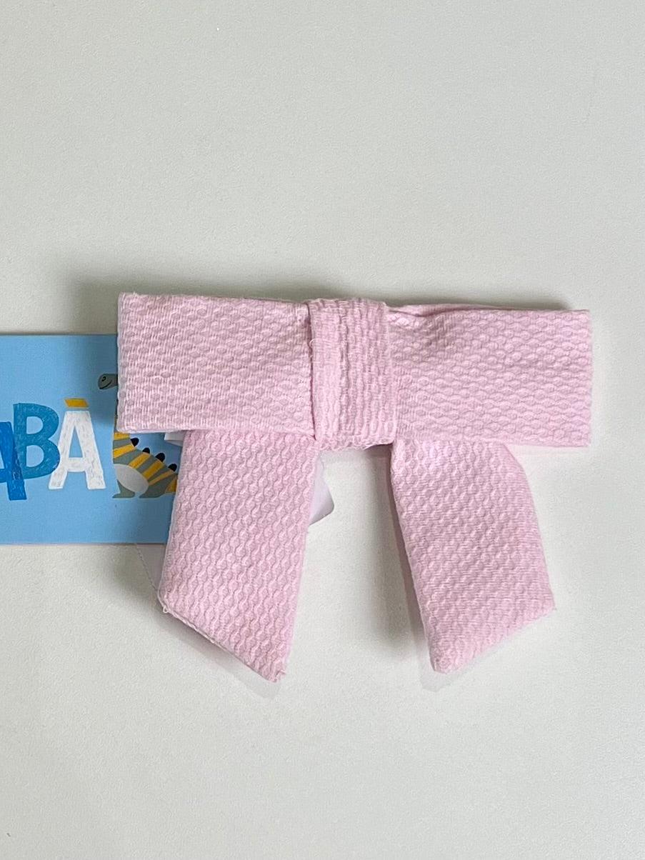 Presilha com Laço Rosa Beabá - Gracia