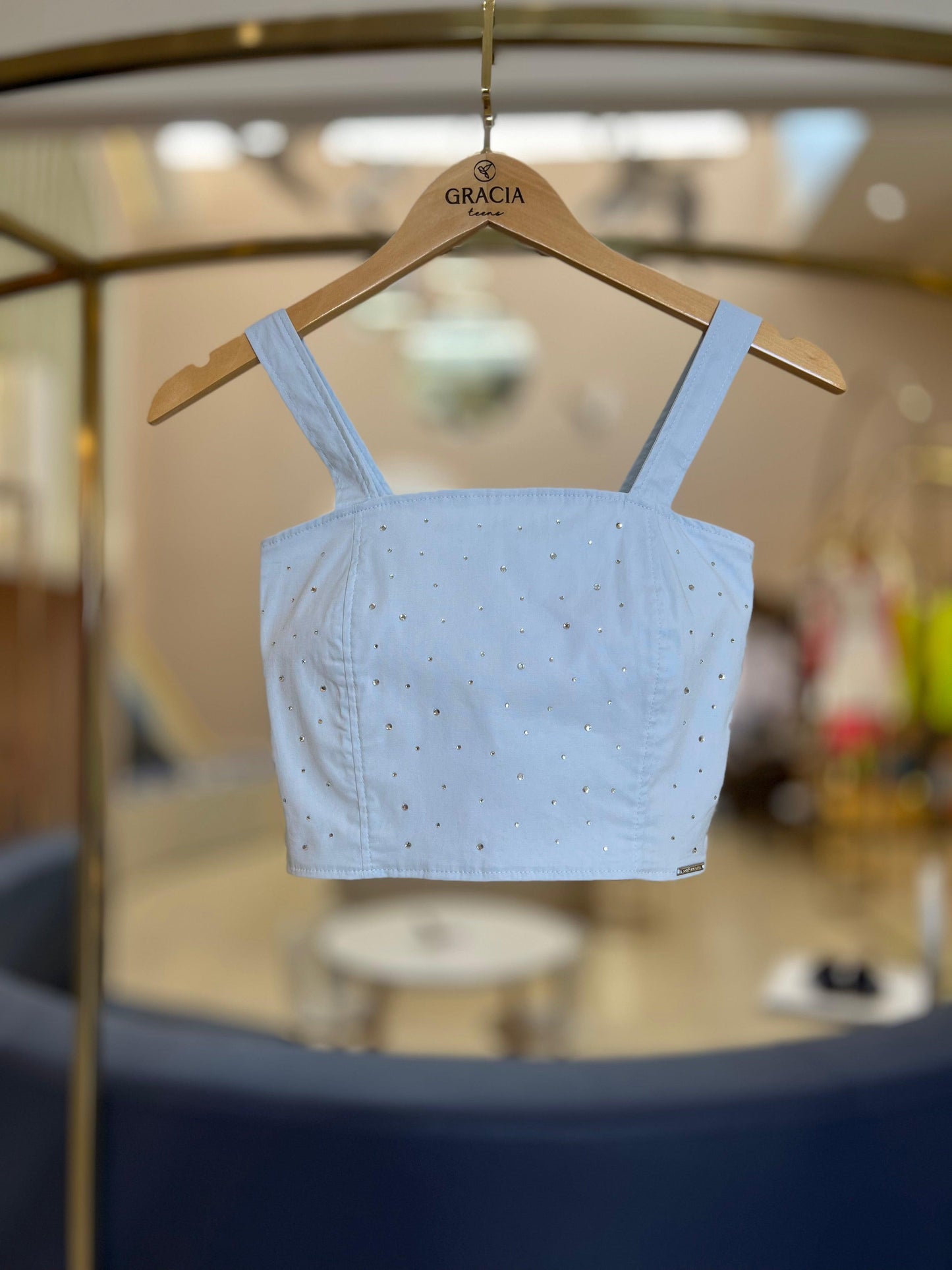 Top Cropped Cristais - Perfumaria - Gracia
