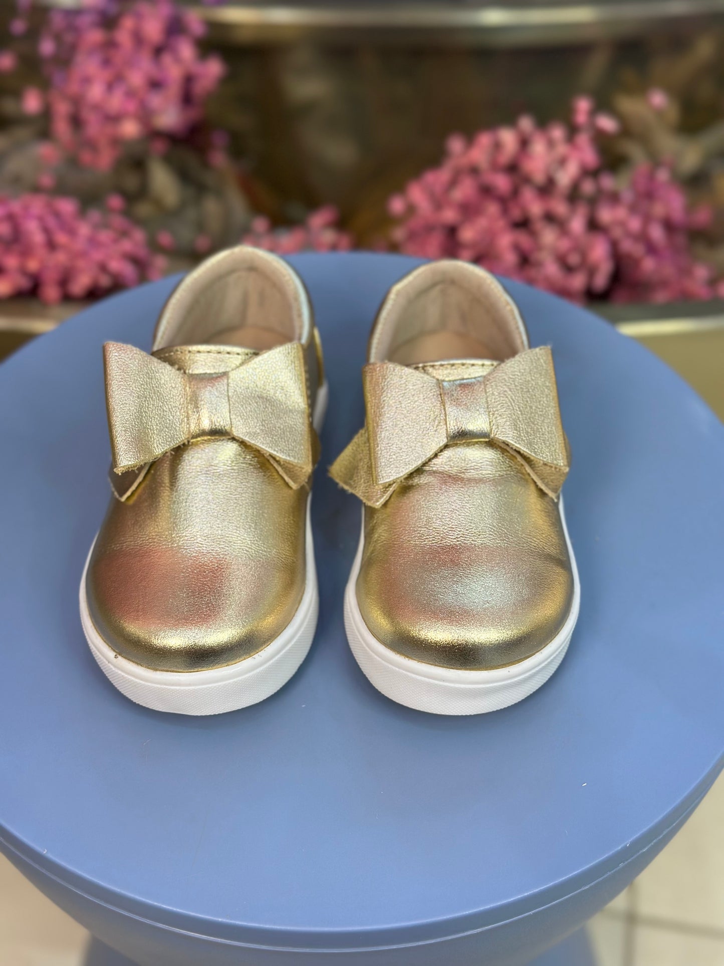 Tênis Infantil Iate Laço Dourado - Gracia