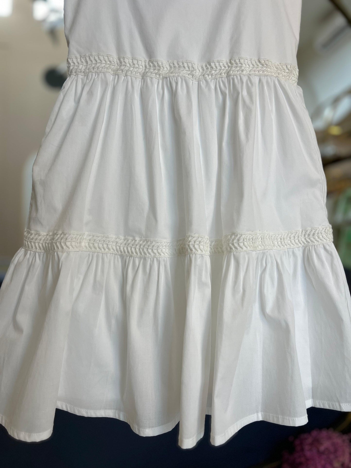 Vestido Tricoline com Renda Two In - Gracia