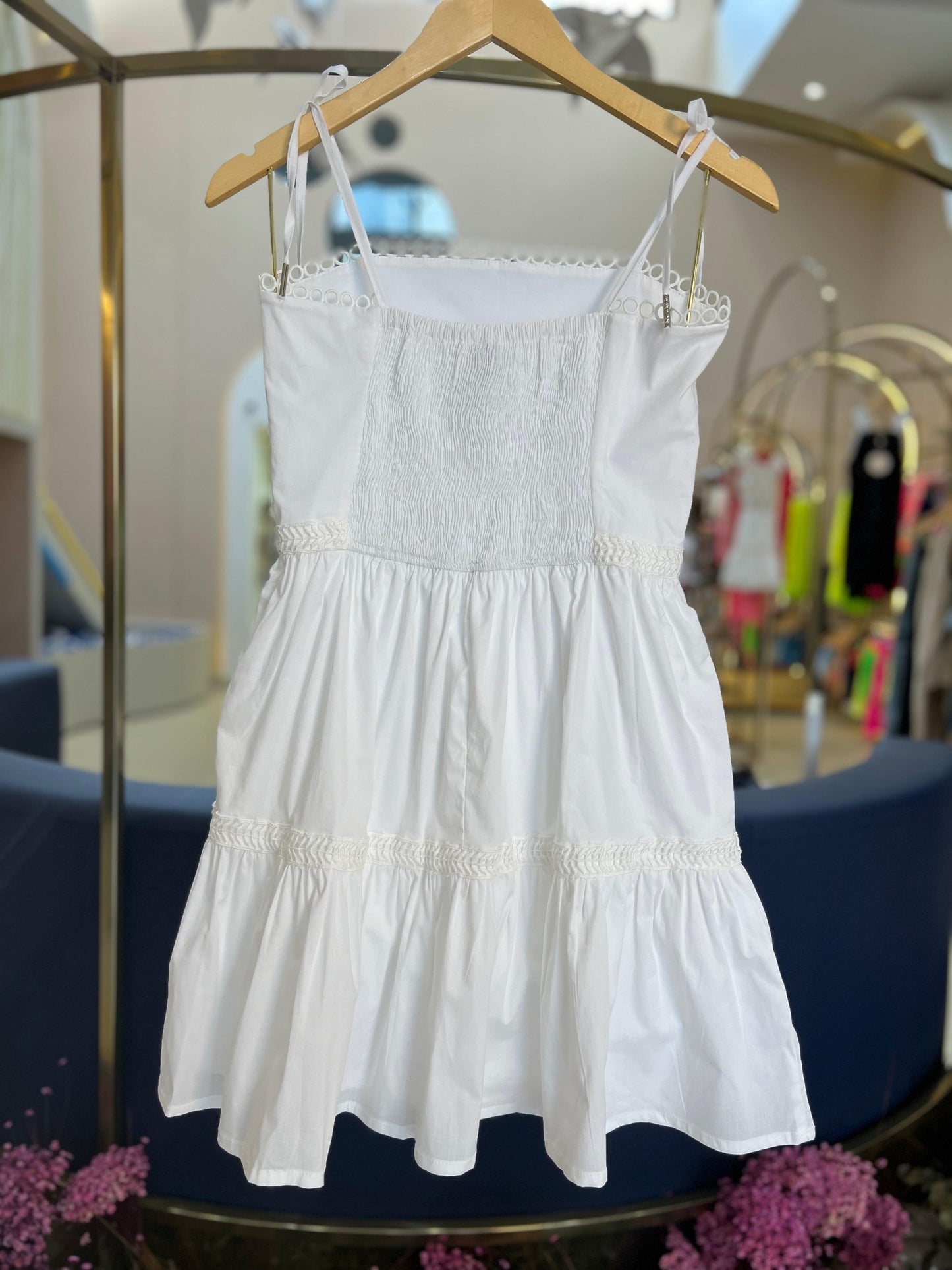 Vestido Tricoline com Renda Two In - Gracia