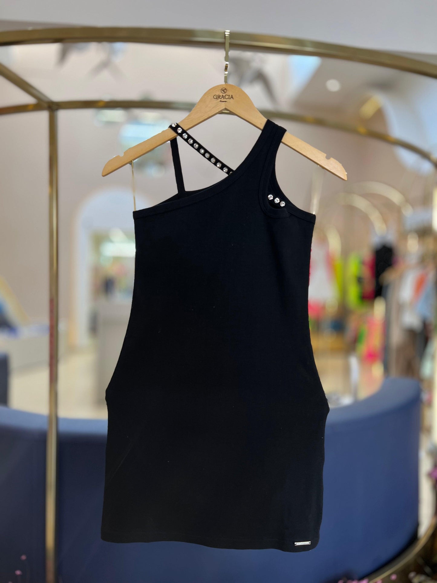 Vestido Cristais Bordados - Perfumaria - Gracia