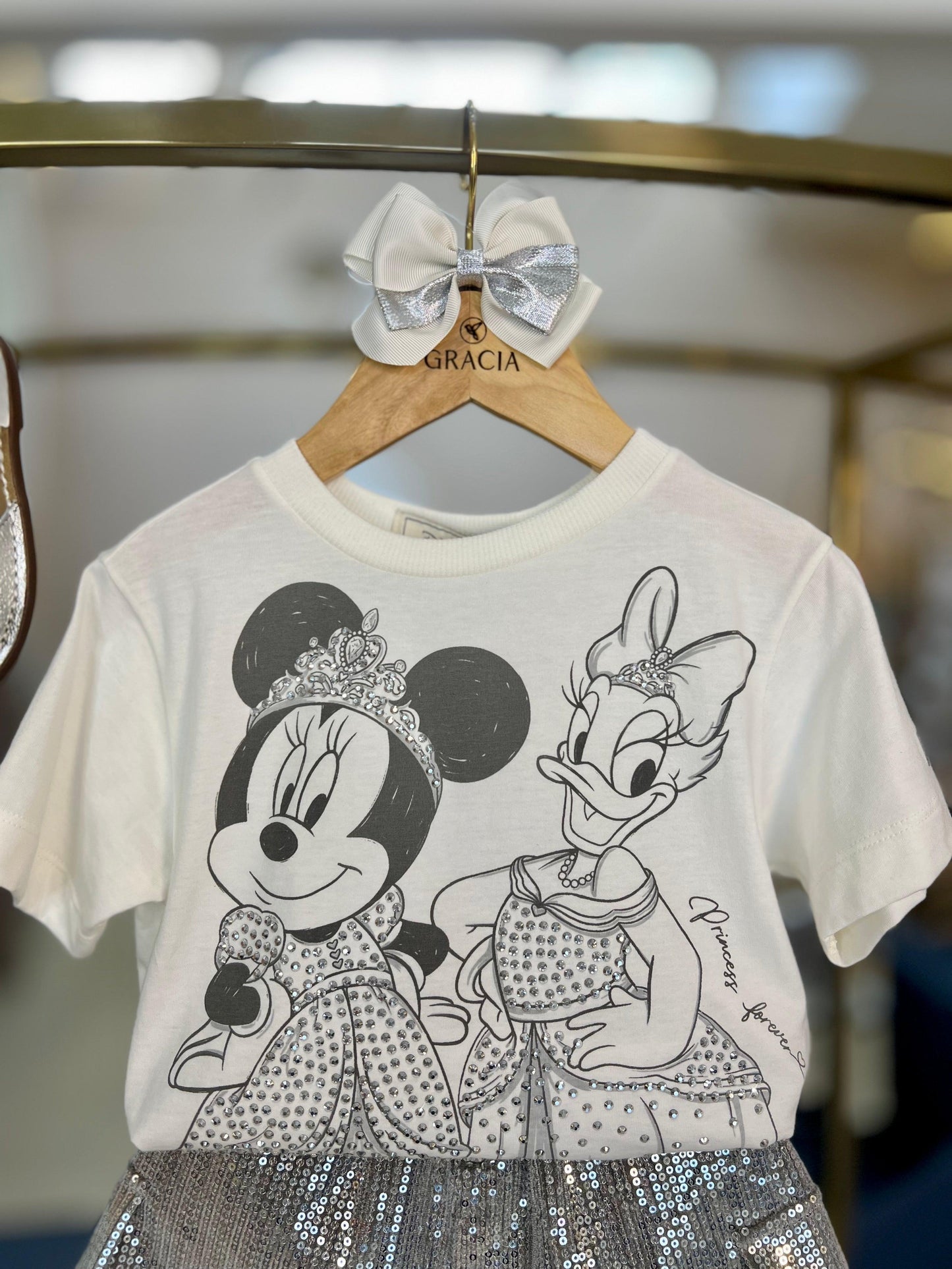 Conjunto Minnie Style Paetê - Animê - Gracia
