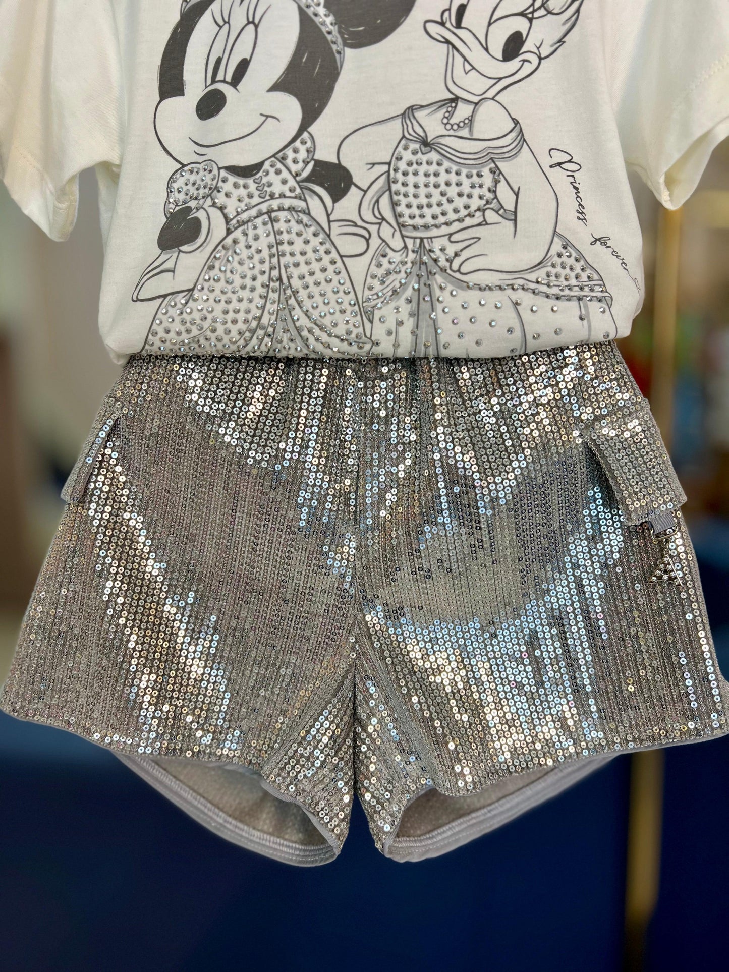 Conjunto Minnie Style Paetê - Animê - Gracia