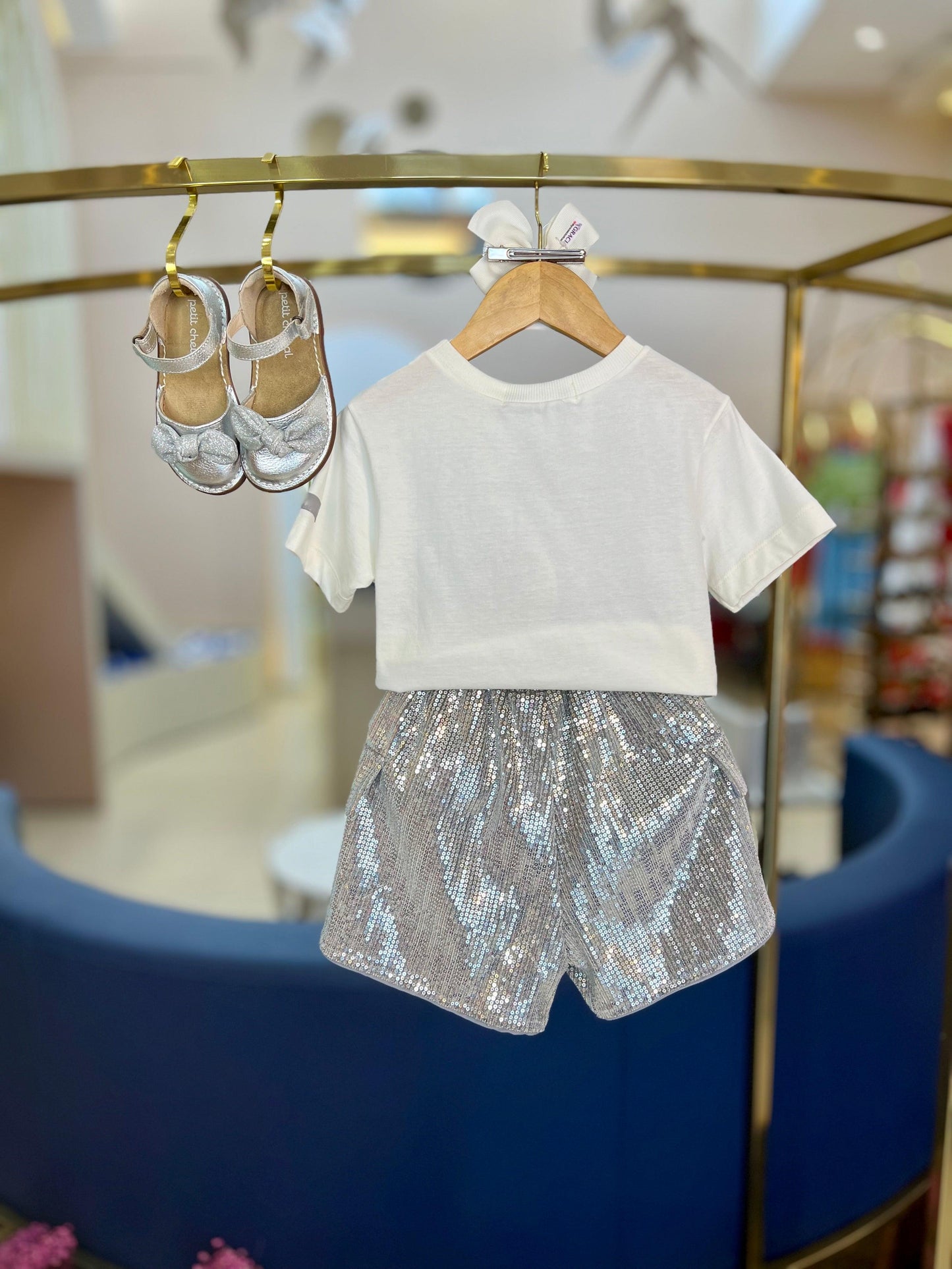 Conjunto Minnie Style Paetê - Animê - Gracia