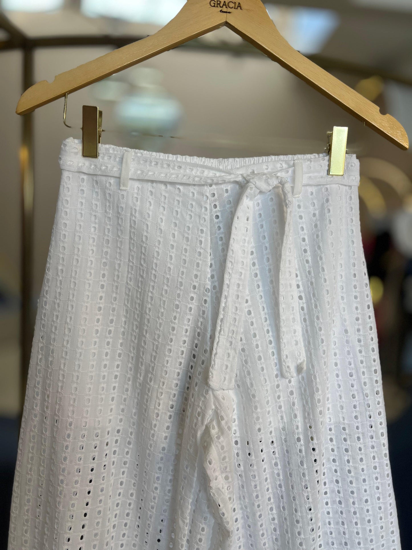 Calça Laise Off White - I Am - Gracia