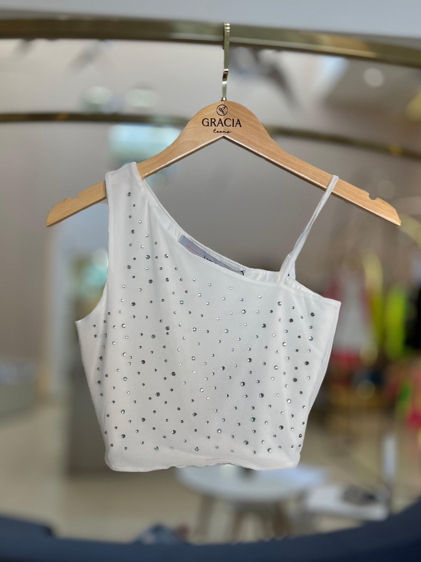 Top Tule com Strass - I Am - Gracia