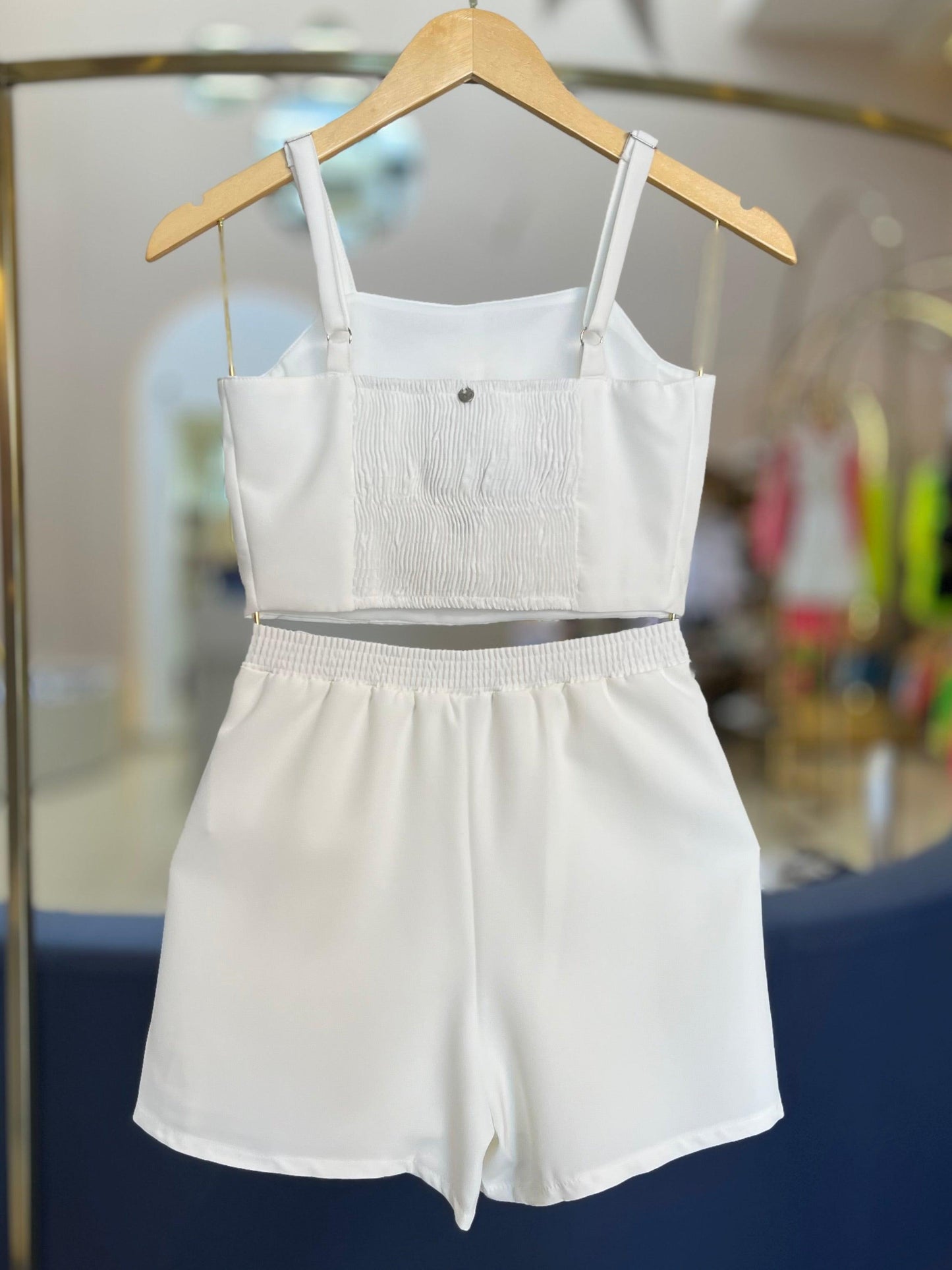 Conjunto Laço White - I Am - Gracia