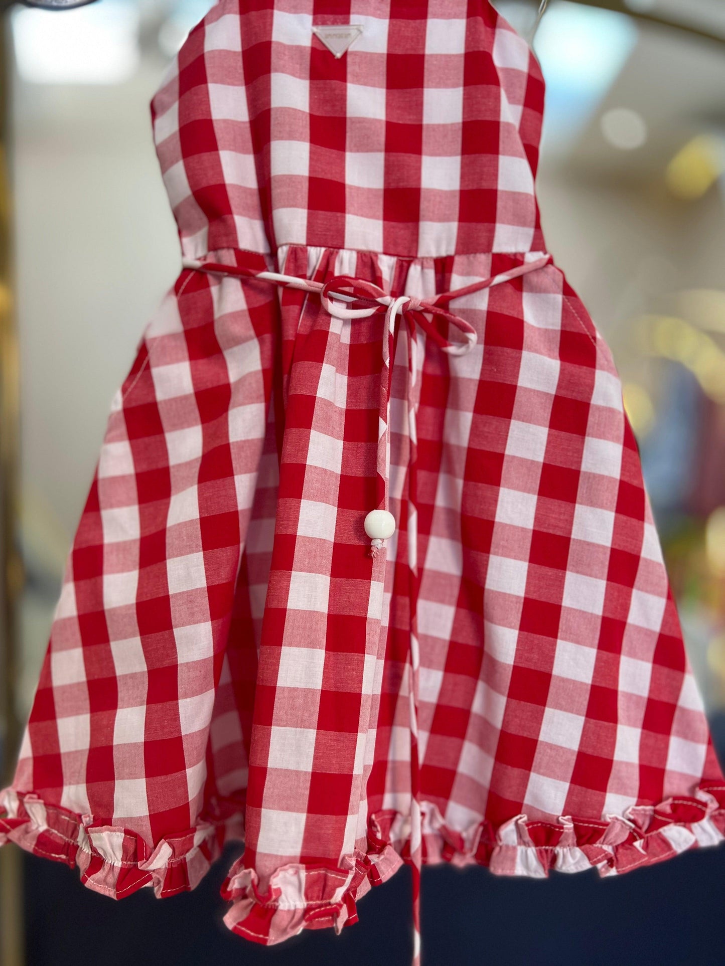 Vestido Xadrez com Babados - 1+1 - Gracia