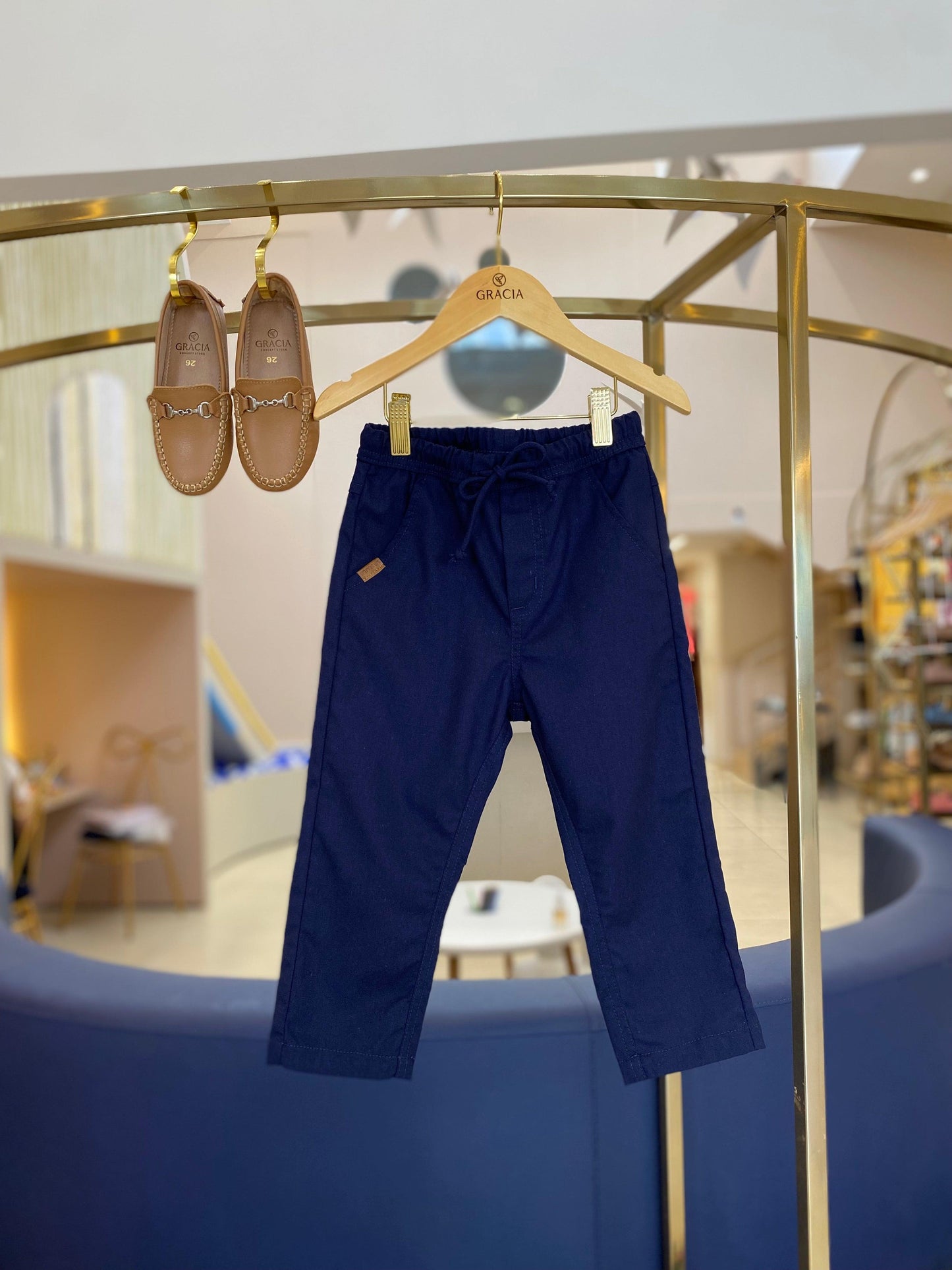 Calça Linho com Viscose Um Mais Um - Gracia