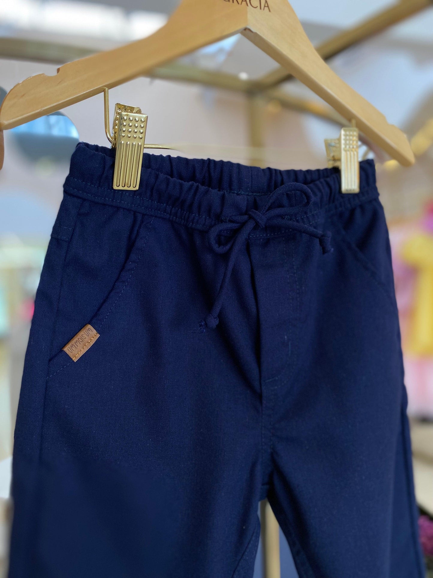Calça Linho com Viscose Um Mais Um - Gracia