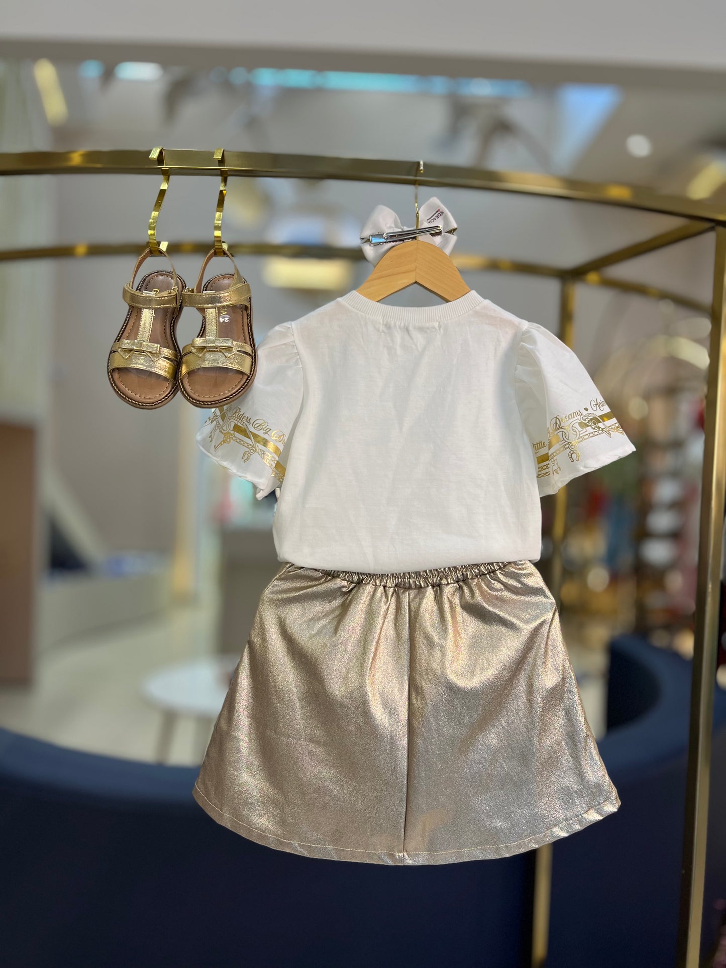 Blusa Mangas Amplas Gold - Animê