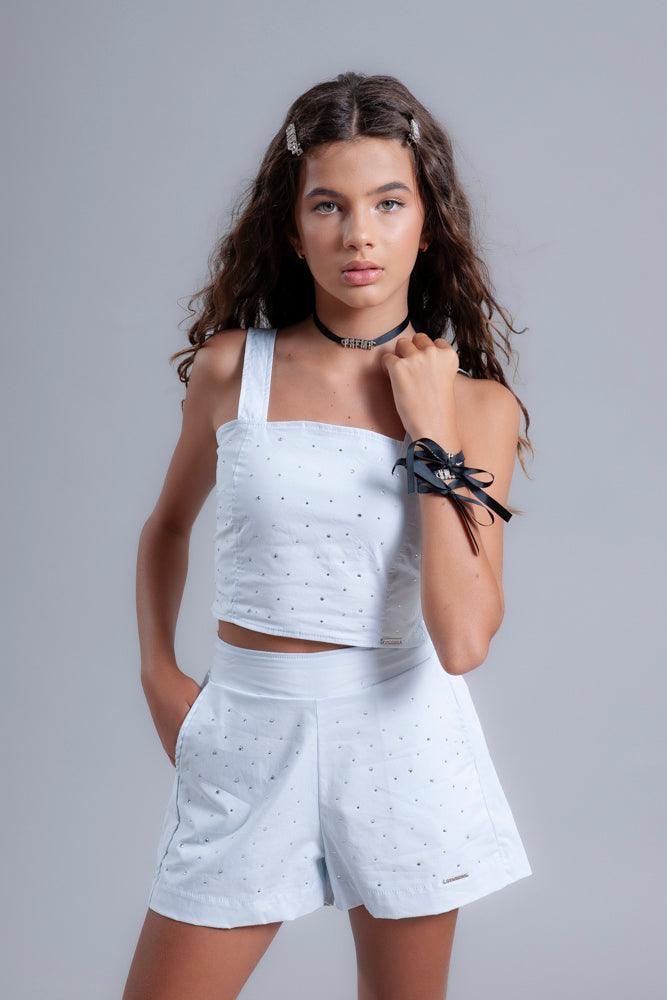 Top Cropped Cristais - Perfumaria - Gracia