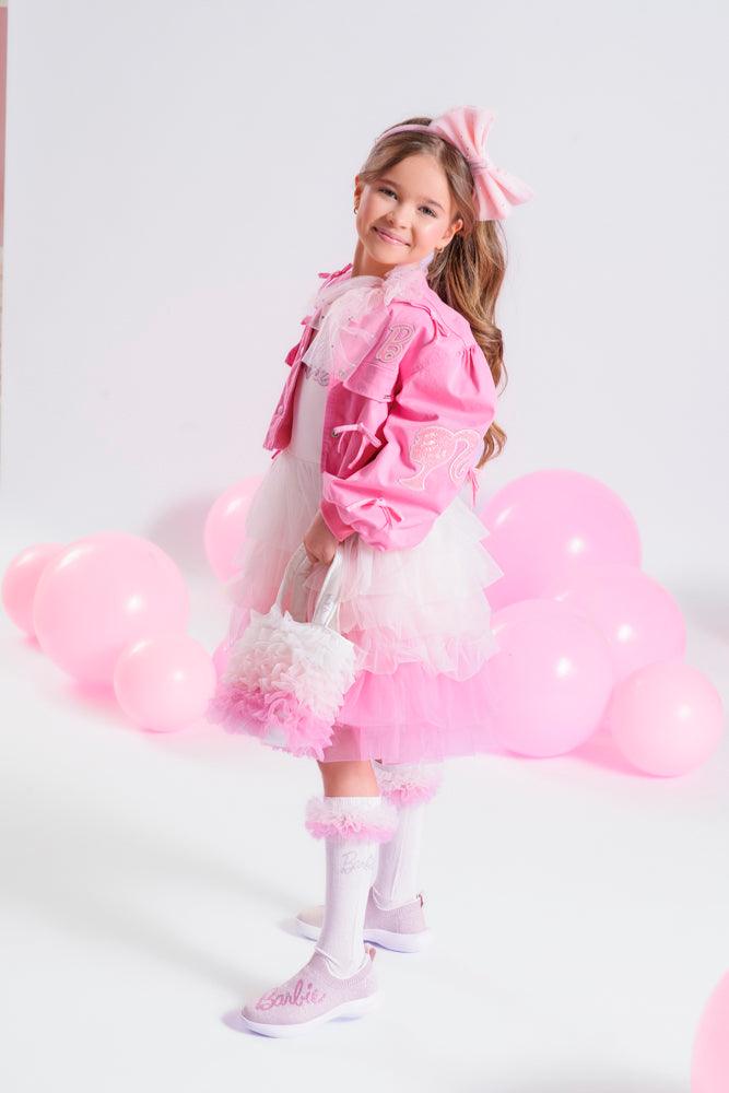 Vestido Festa Babados Tule - Barbie by Pituchinhus - Gracia