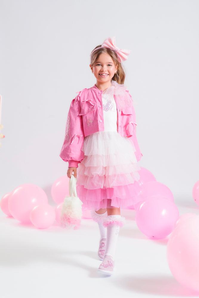 Vestido Festa Babados Tule - Barbie by Pituchinhus - Gracia