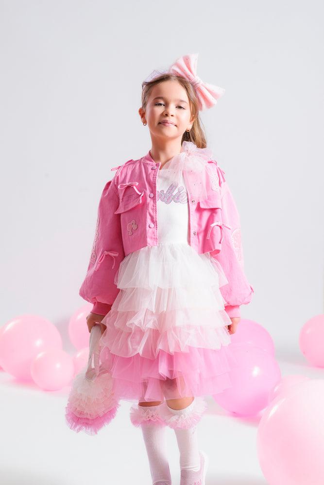 Vestido Festa Babados Tule - Barbie by Pituchinhus - Gracia