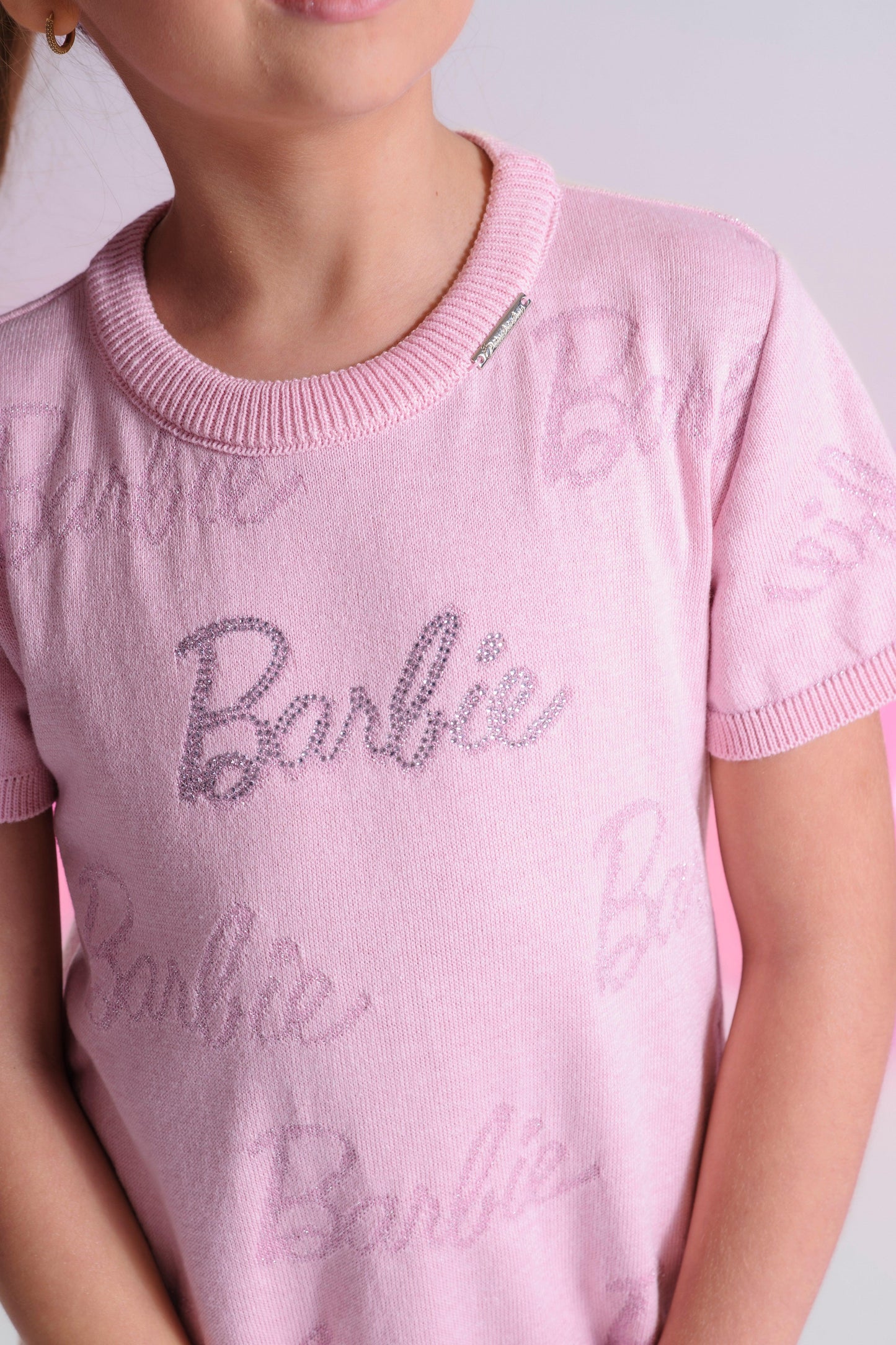 Vestido Tricot Jacquard Frufru - Barbie by Pituchinhus - Gracia