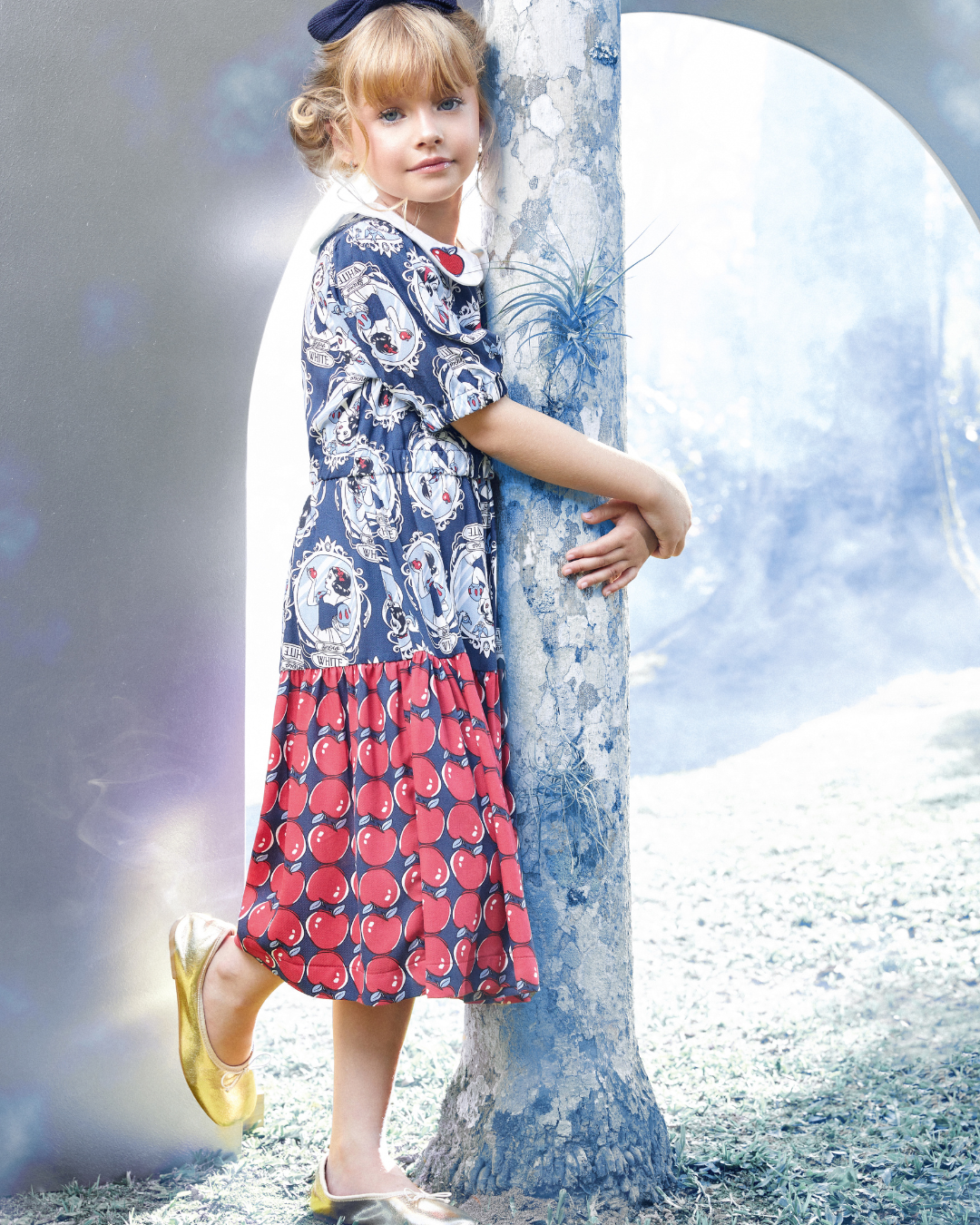 Vestido Infantil Espelho Branca de Neve - Animê