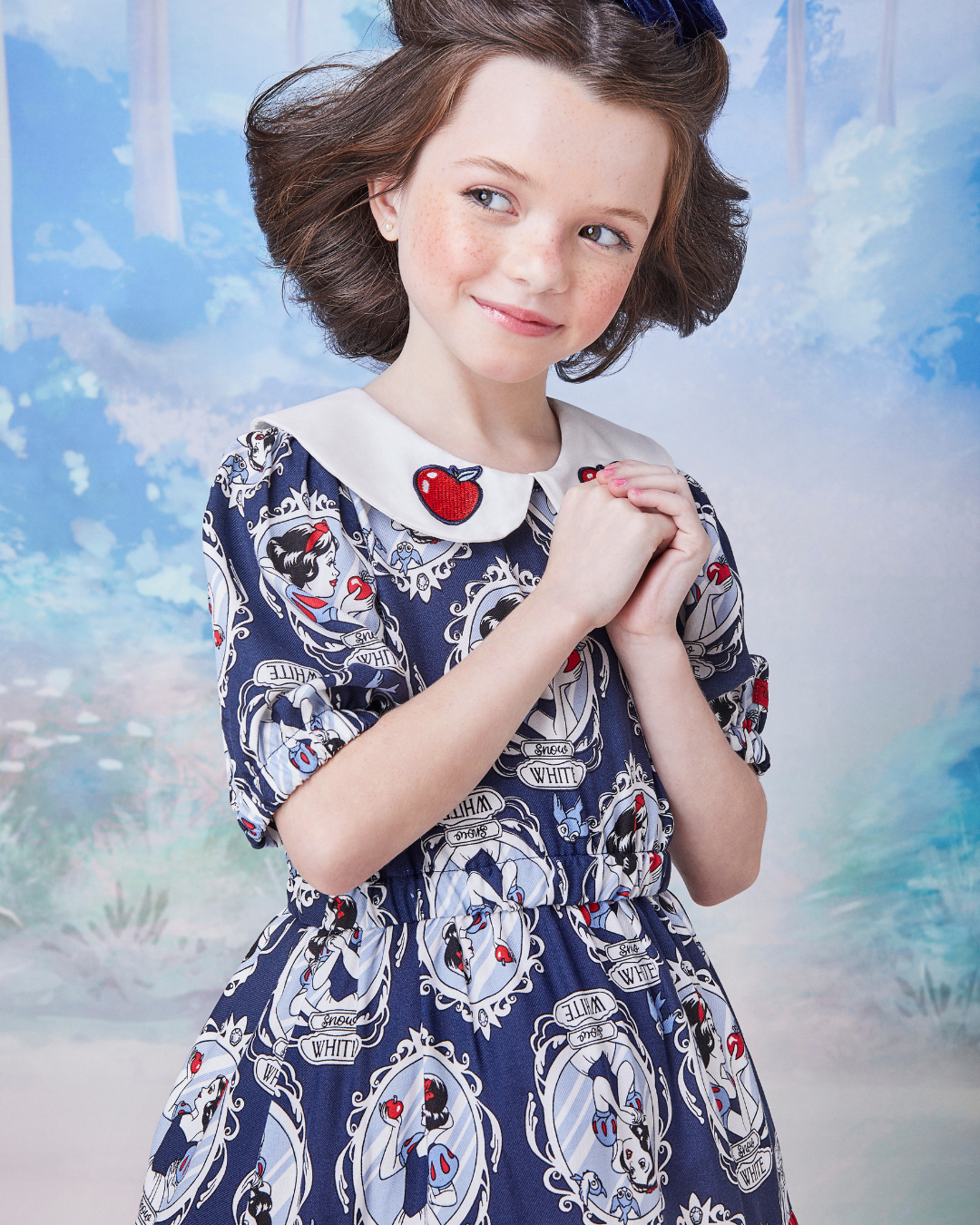 Vestido Infantil Espelho Branca de Neve - Animê