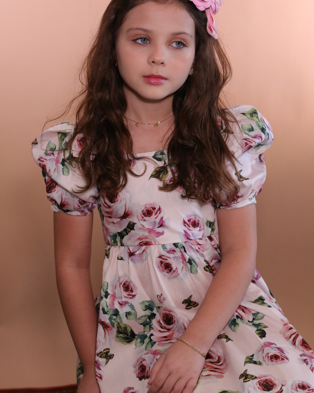 Vestido Infantil Arlete Branco - Charlou