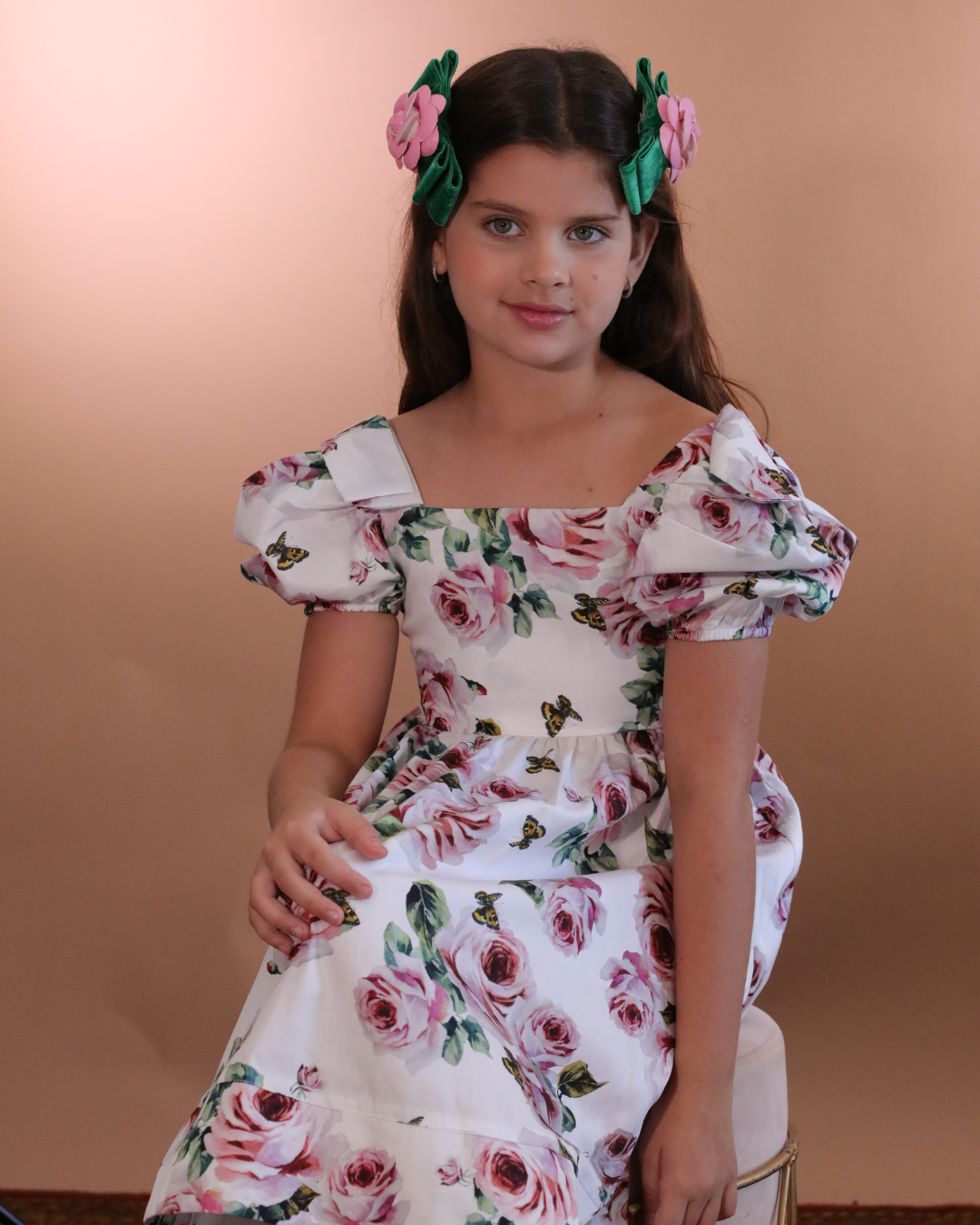 Vestido Infantil Arlete Branco - Charlou