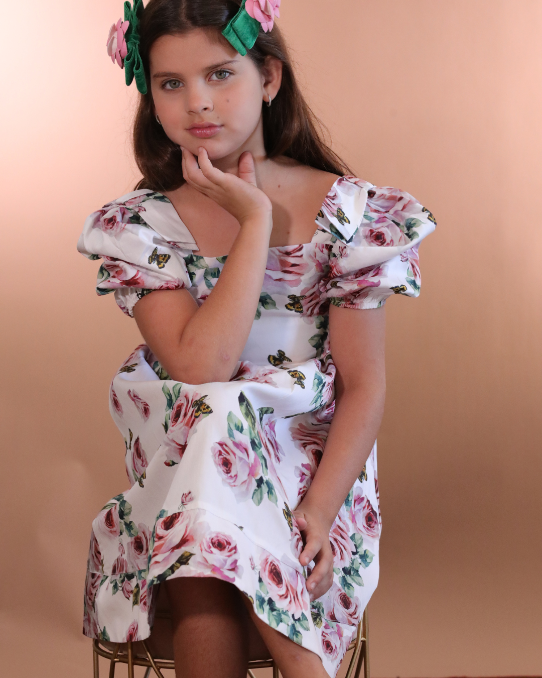 Vestido Infantil Arlete Branco - Charlou