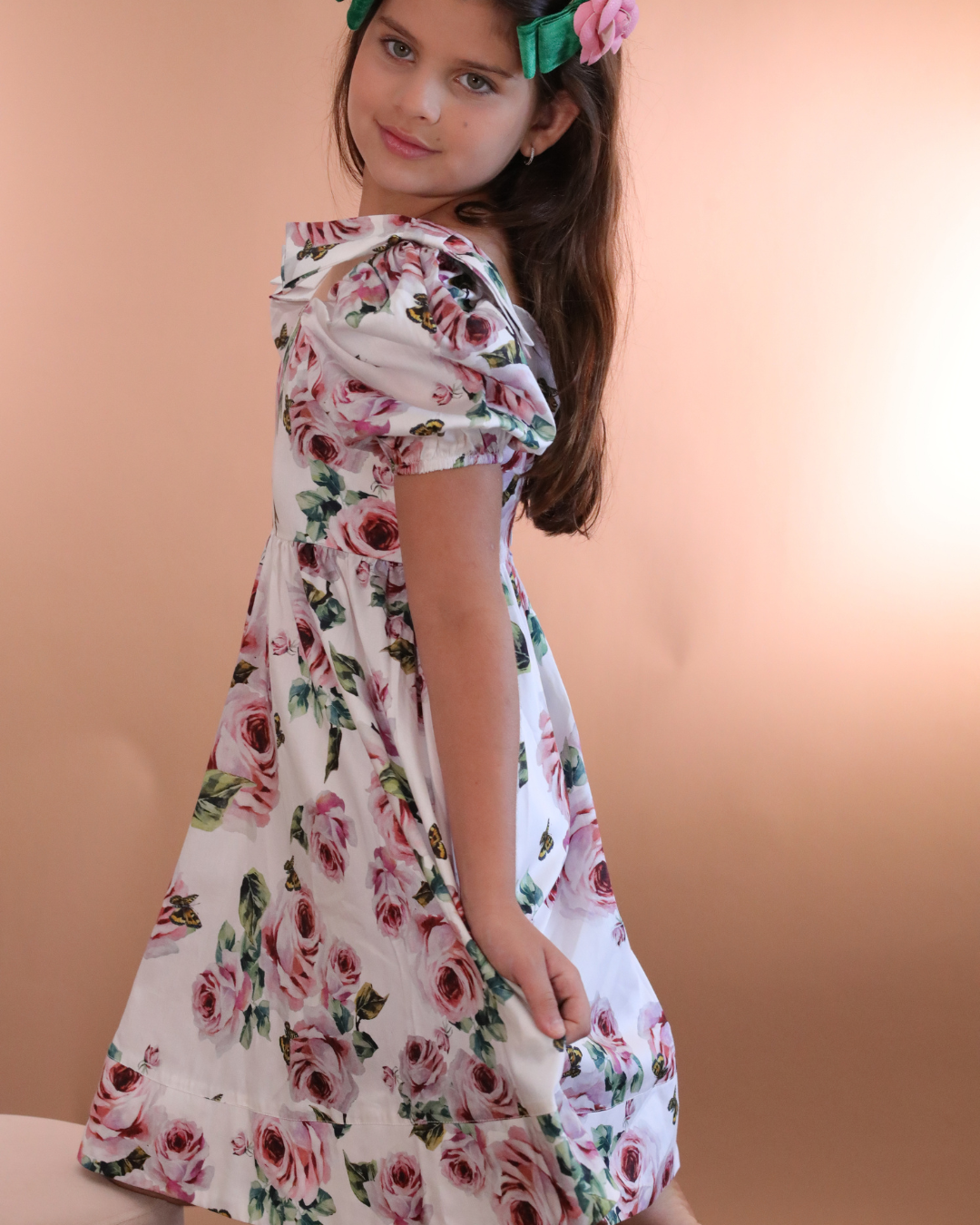 Vestido Infantil Arlete Branco - Charlou