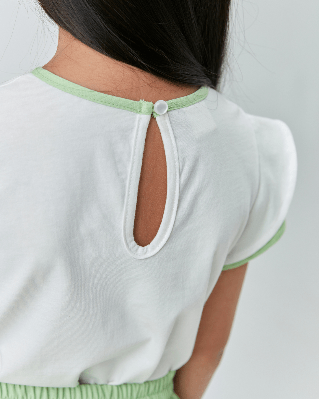 Conjunto Blusa de Algodão e Shorts Voil Acqua - Beabá - Gracia