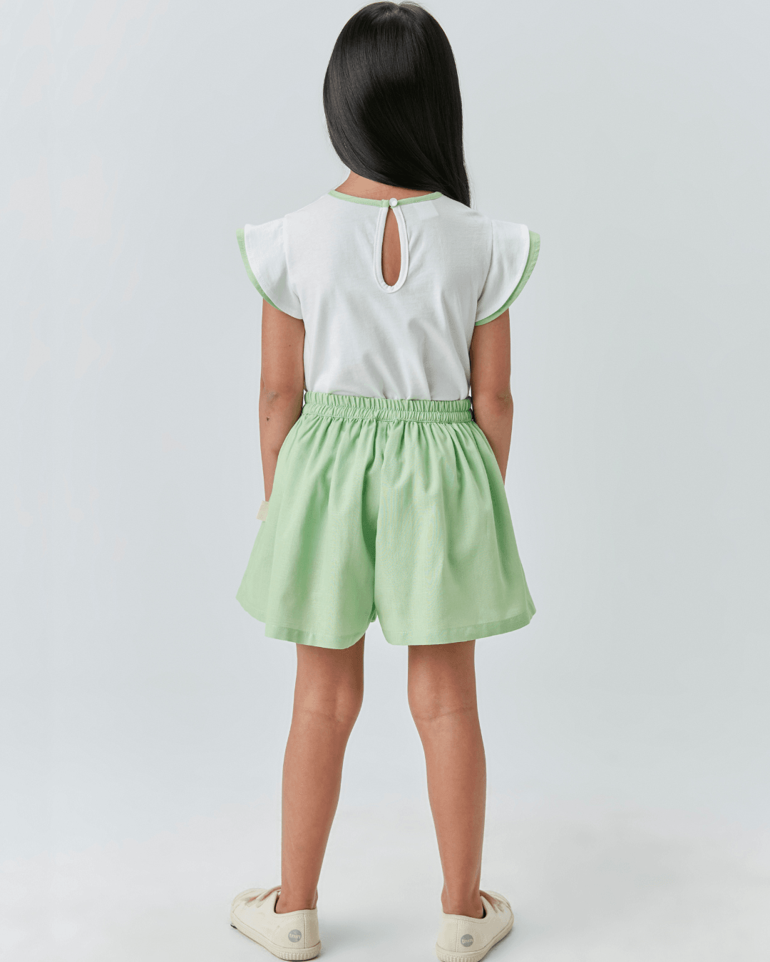 Conjunto Blusa de Algodão e Shorts Voil Acqua - Beabá - Gracia
