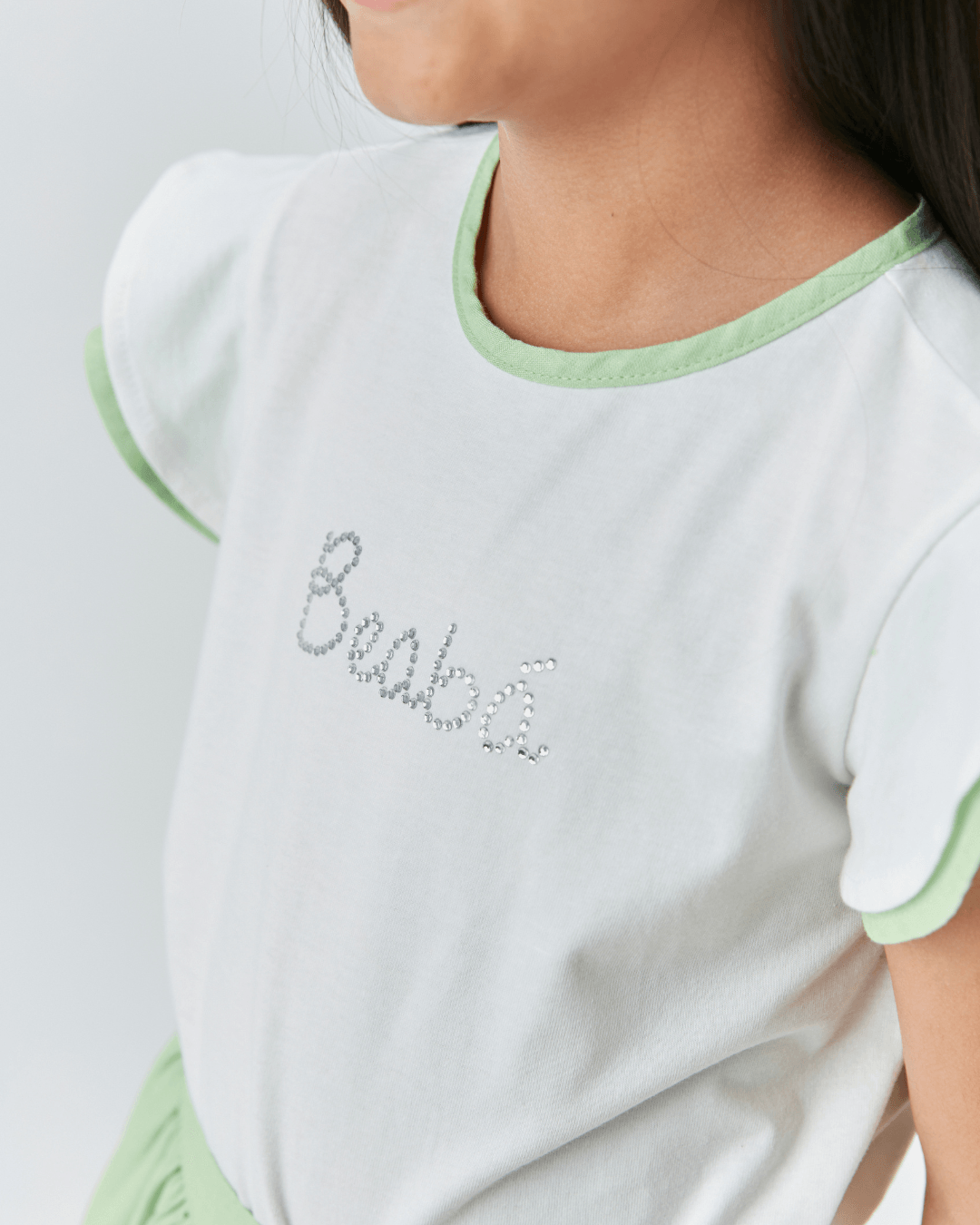 Conjunto Blusa de Algodão e Shorts Voil Acqua - Beabá - Gracia